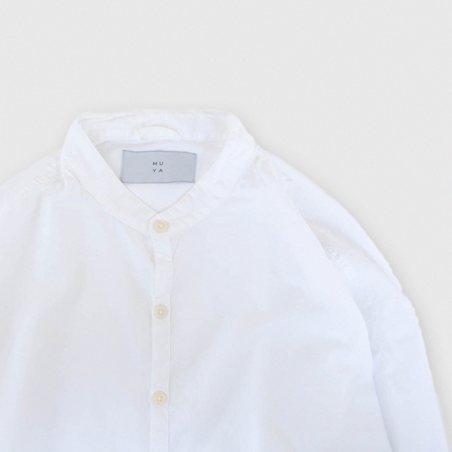 Drop shoulder atelier shirts<br>stand collar<br>No.2301-A