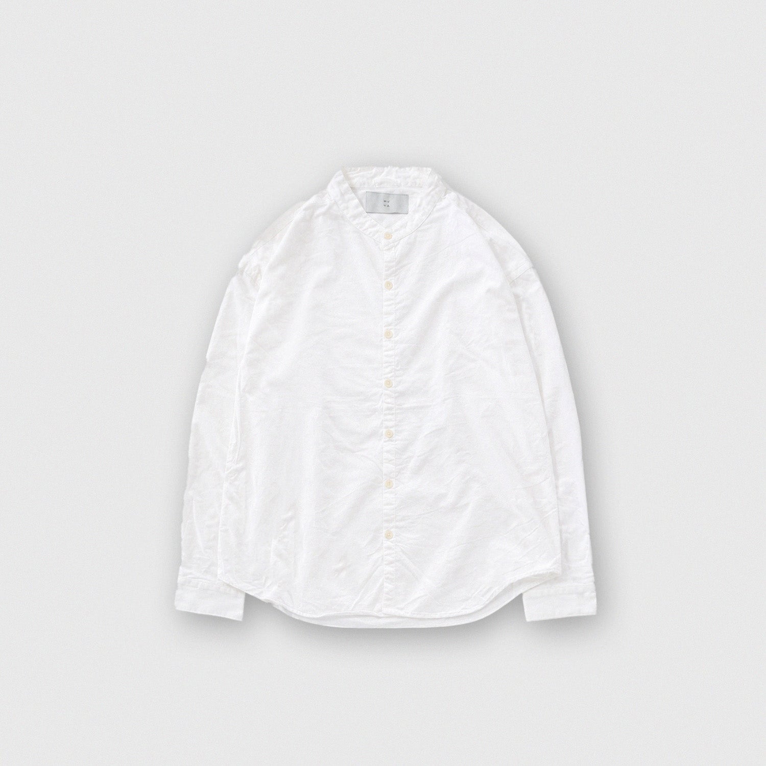 Drop shoulder atelier shirts<br>stand collar<br>No.2301-A