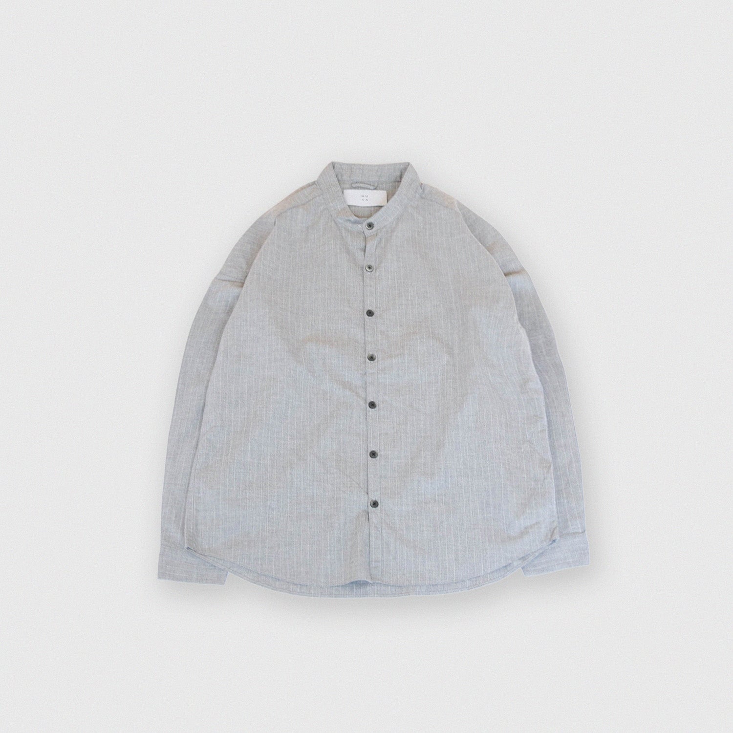 Drop shoulder atelier shirts<br>stand collar<br>No.2304-A