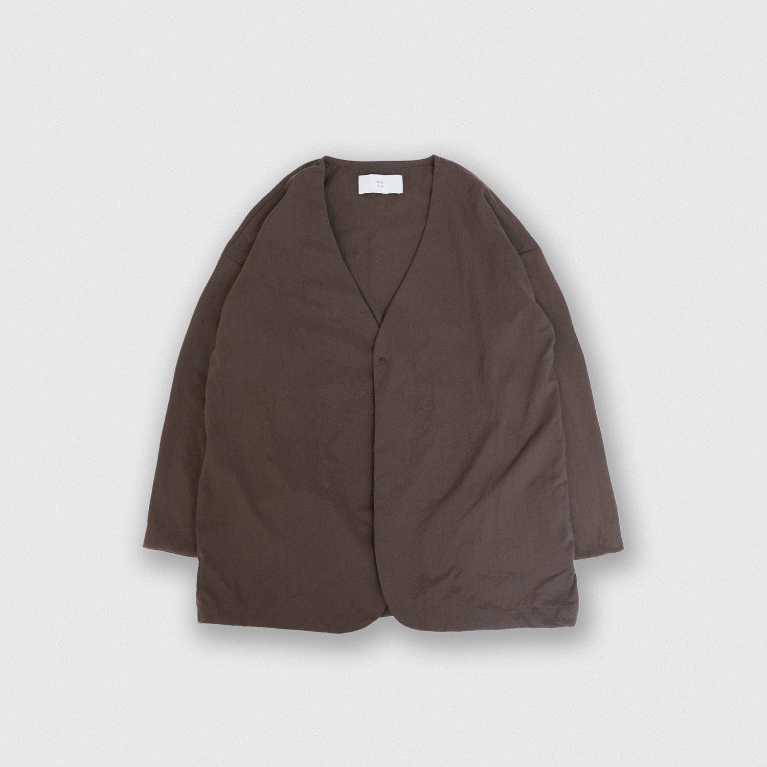 Nylon round cardigan<br>No.2424