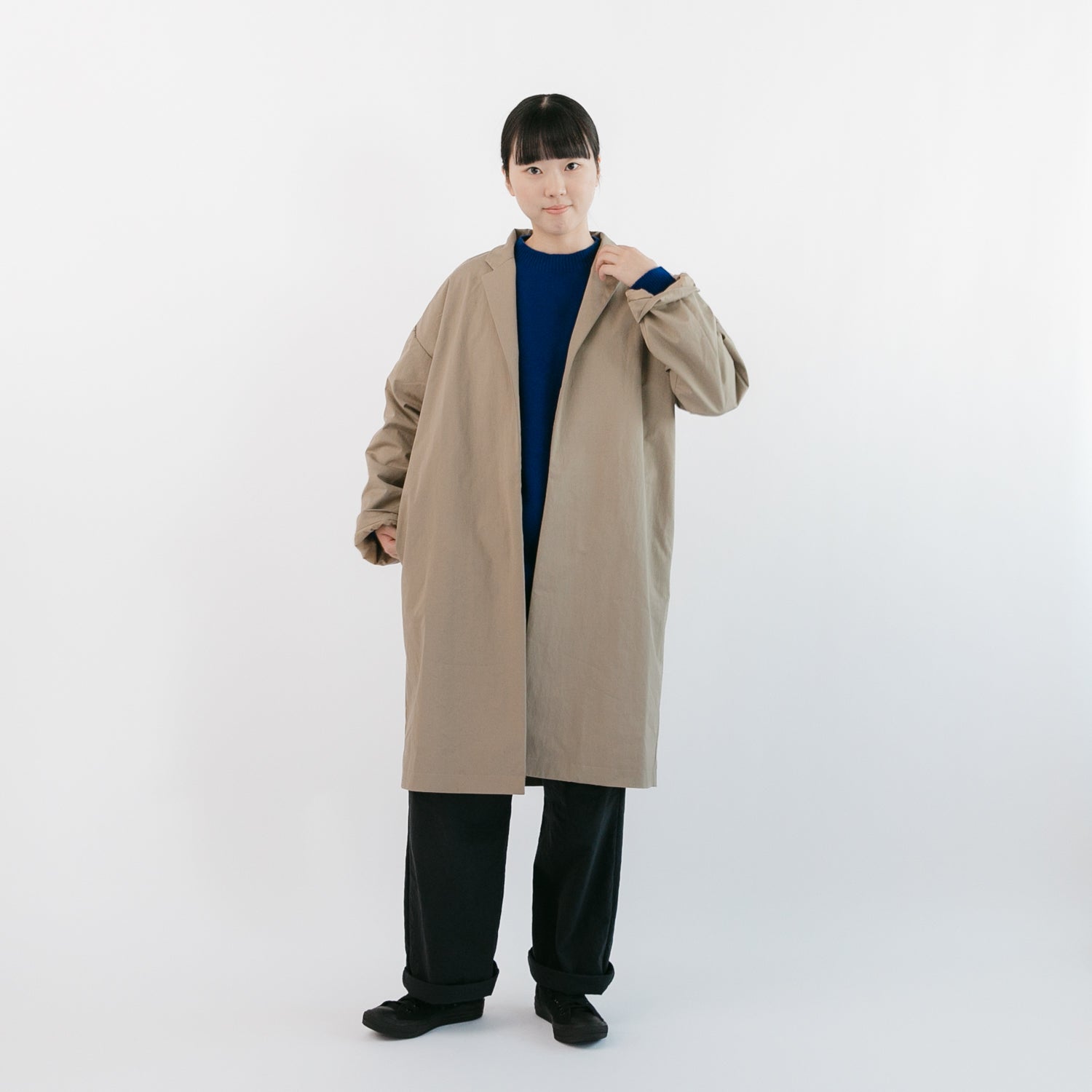 Cotton nylon<br>livery coat<br>tailored collar<br>-lining-<br>No.2531