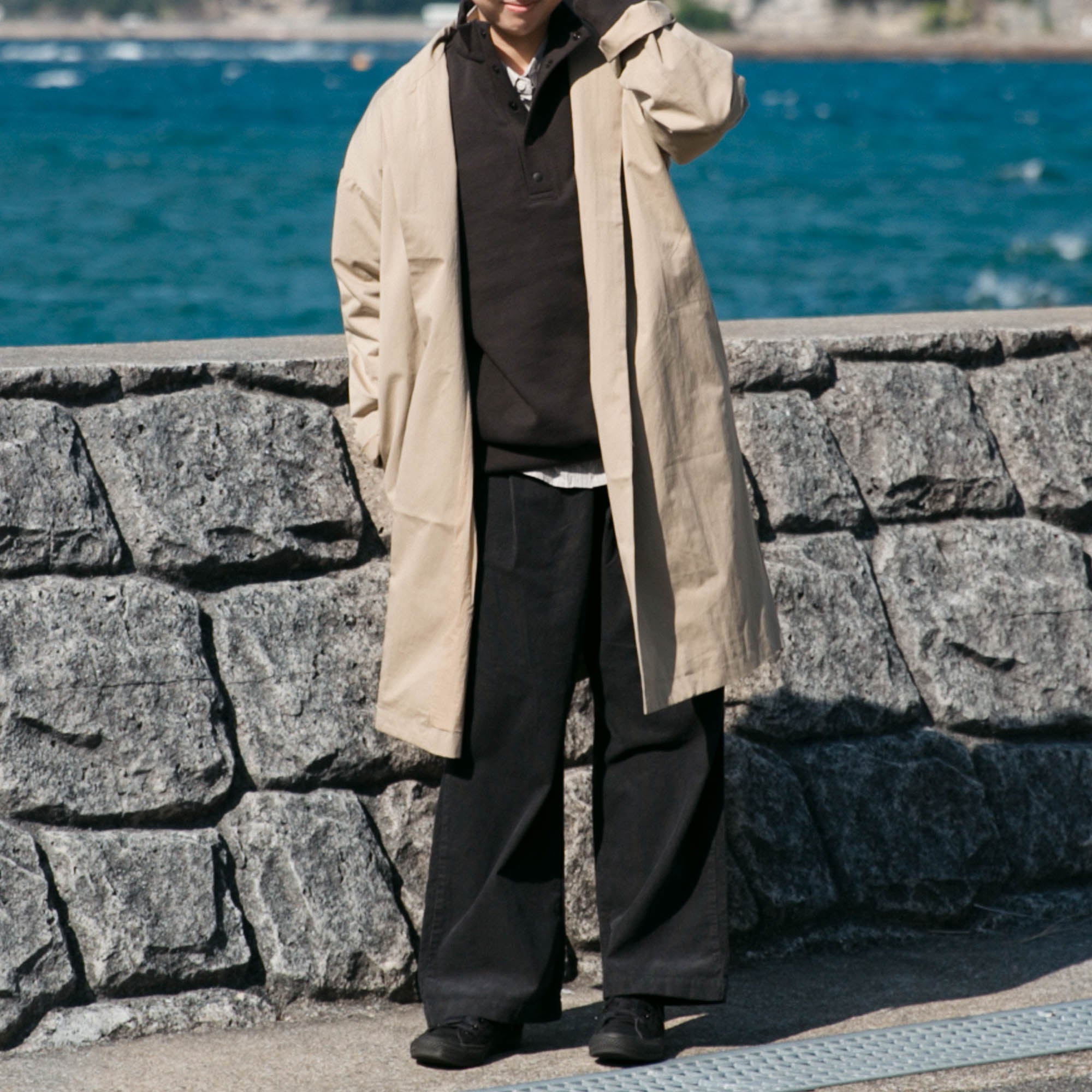 Cotton nylon<br>livery coat<br>tailored collar<br>-lining-<br>No.2531