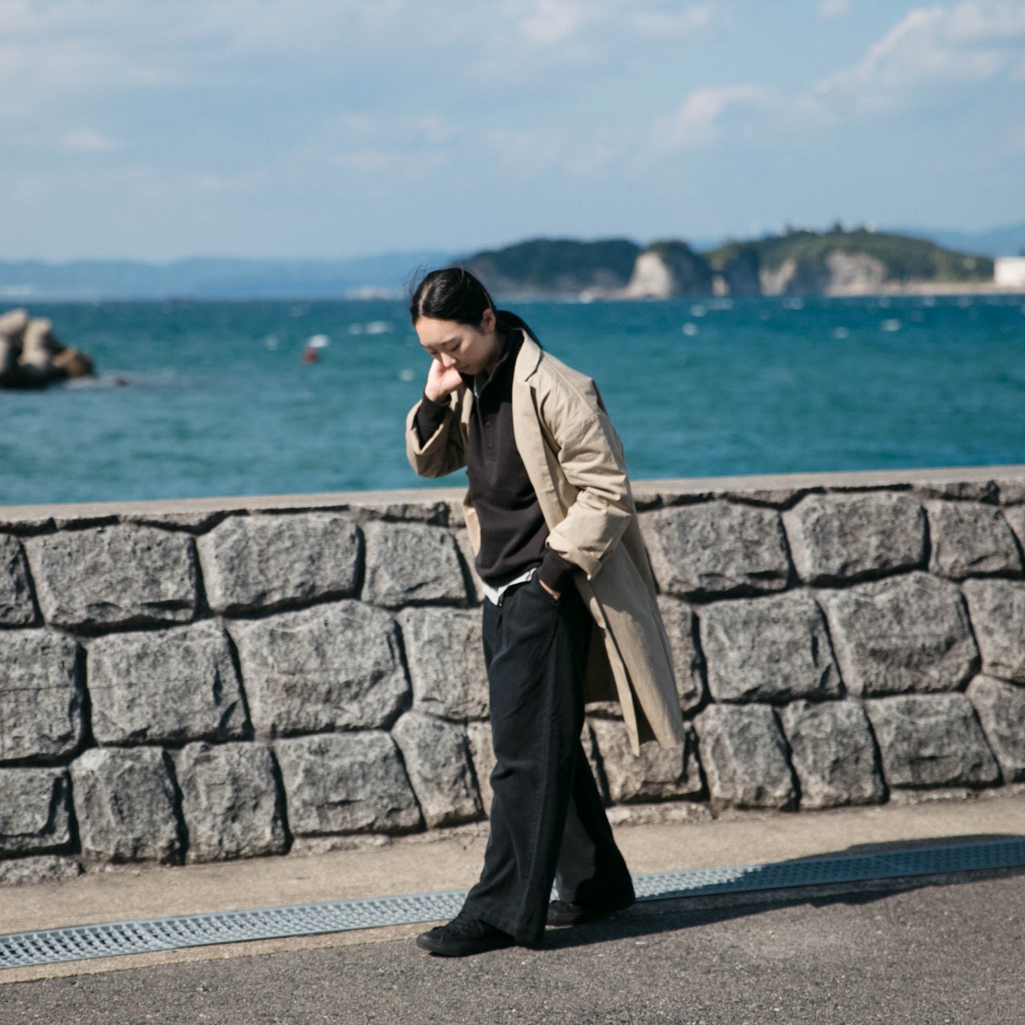 Cotton nylon<br>livery coat<br>tailored collar<br>-lining-<br>No.2531