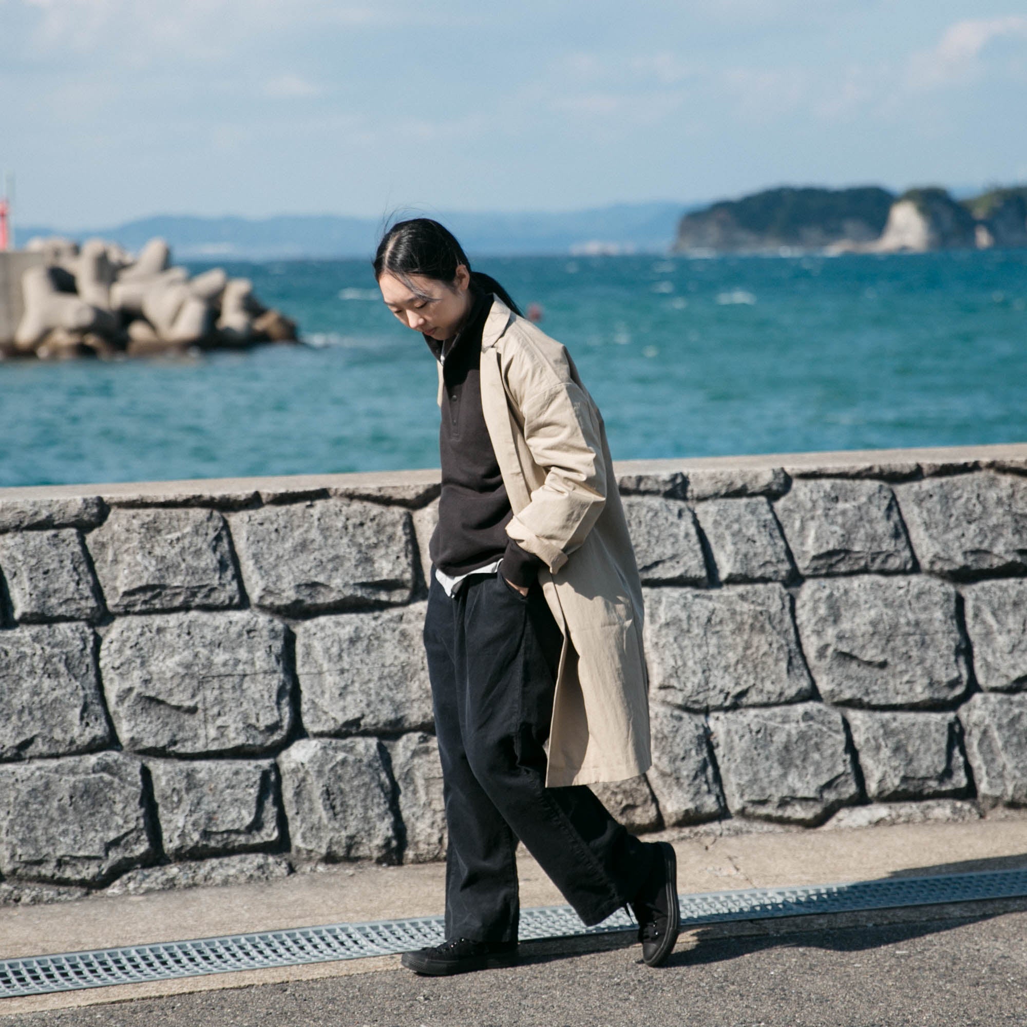 Cotton nylon<br>livery coat<br>tailored collar<br>-lining-<br>No.2531