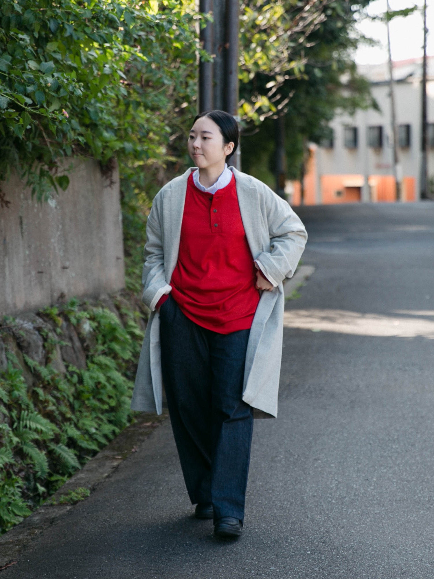 Herringbone<br>livery coat<br>tailored collar<br>-lining-<br>No.2532