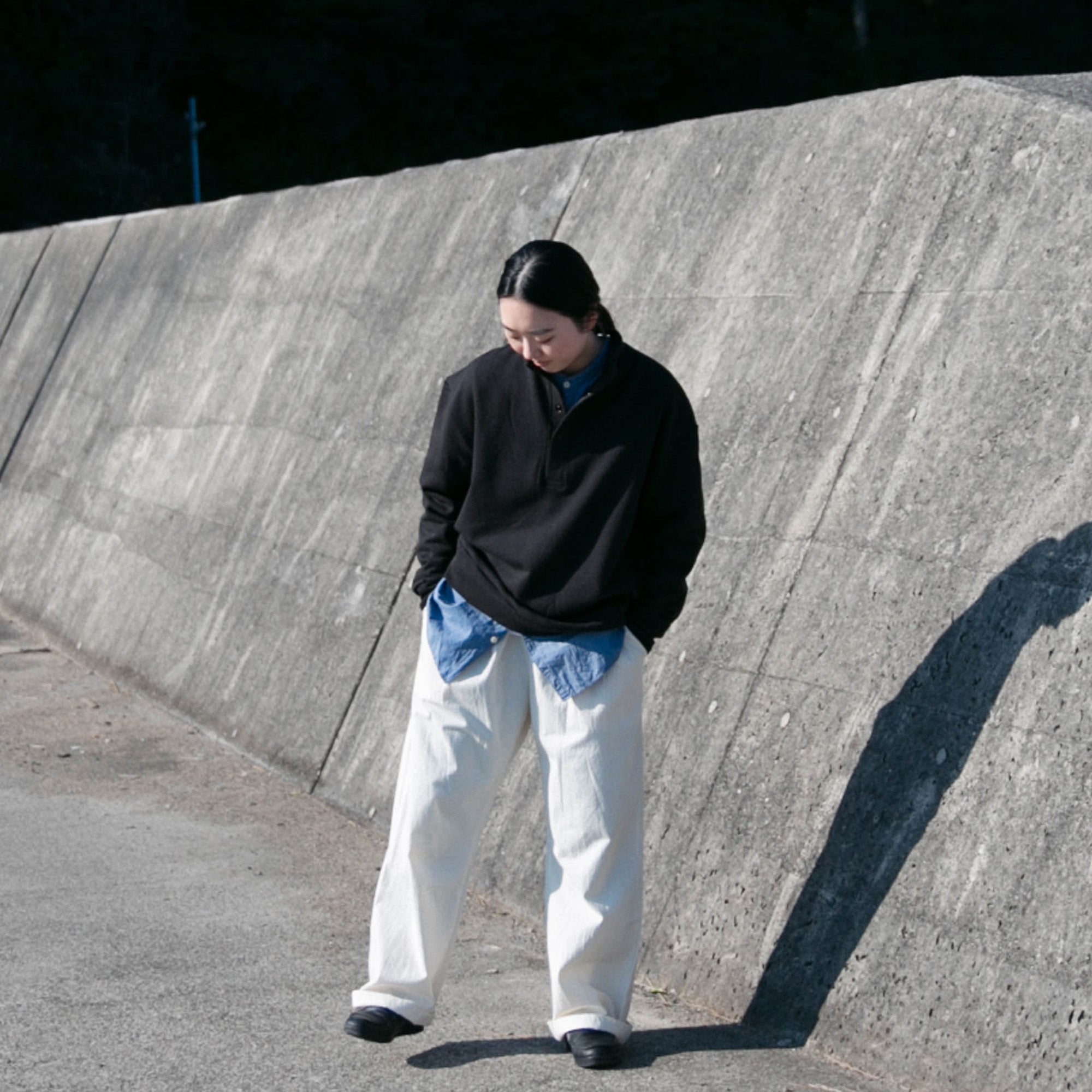 Half button pullover<br>No.2545