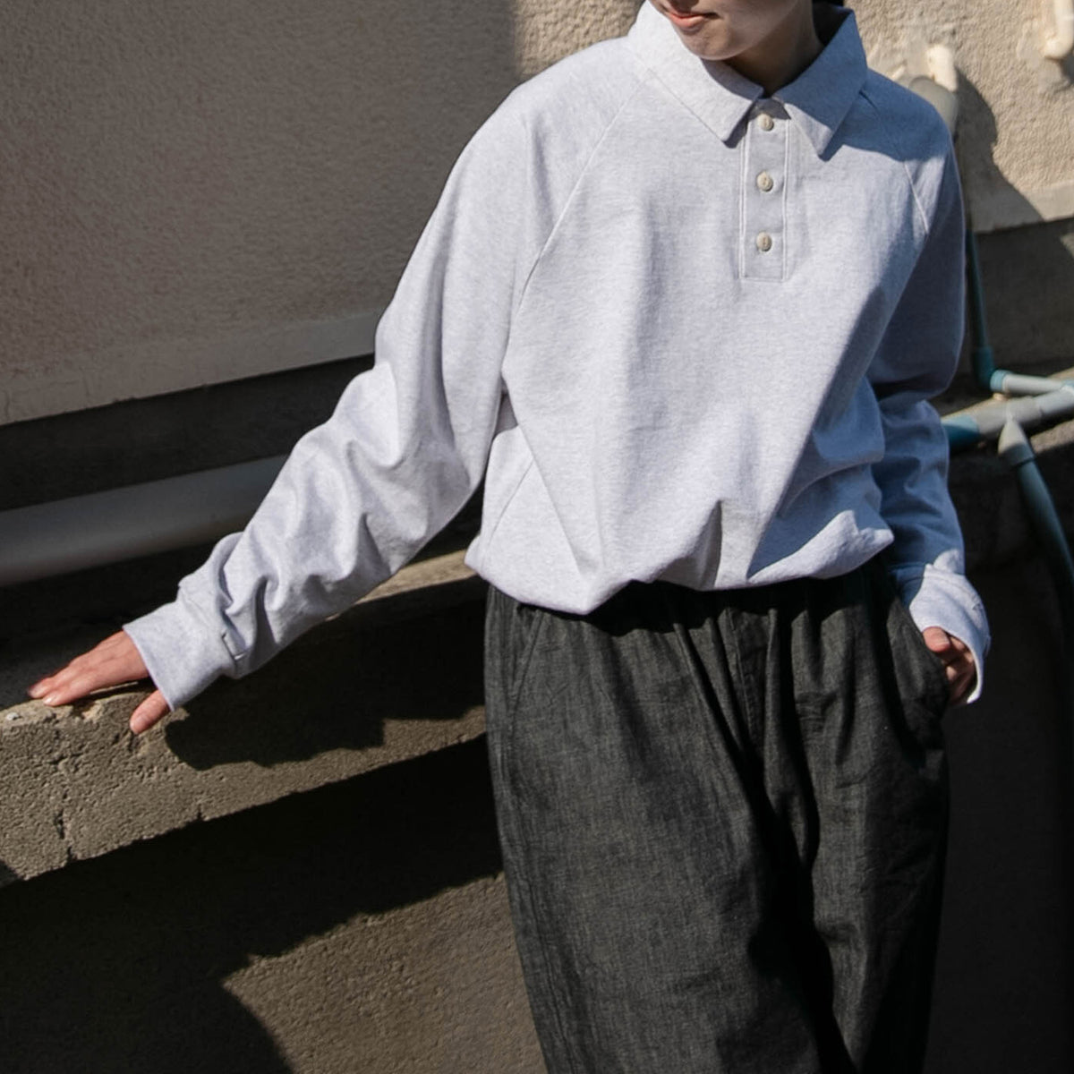 Oversized polo<br> No.2550