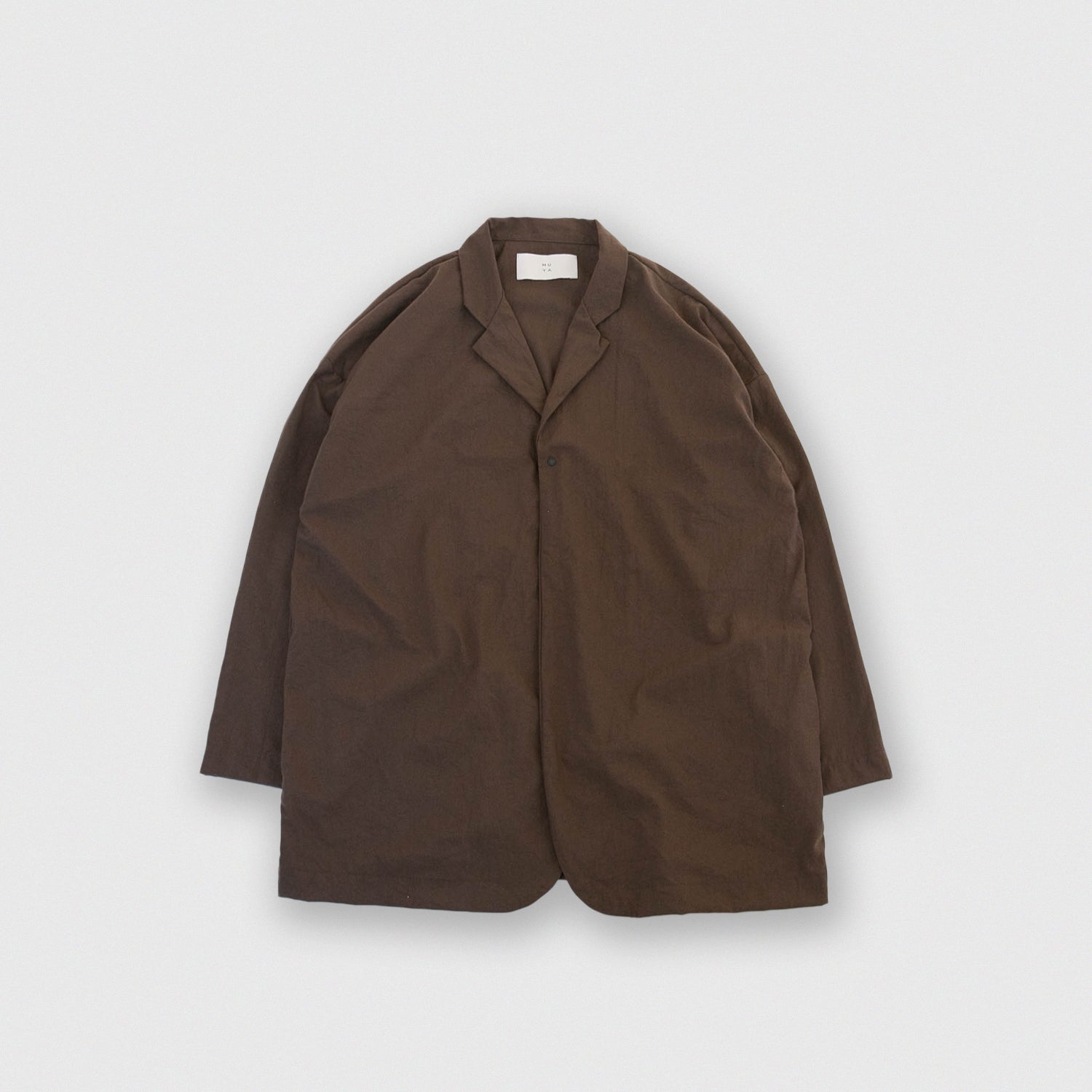 Nylon round cardigan<br>tailored collar<br>No.2560