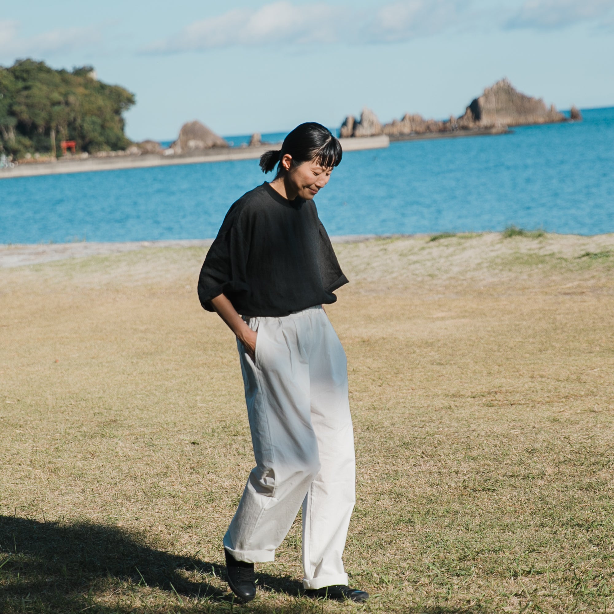 Relax semiwide pants<br>No.2561