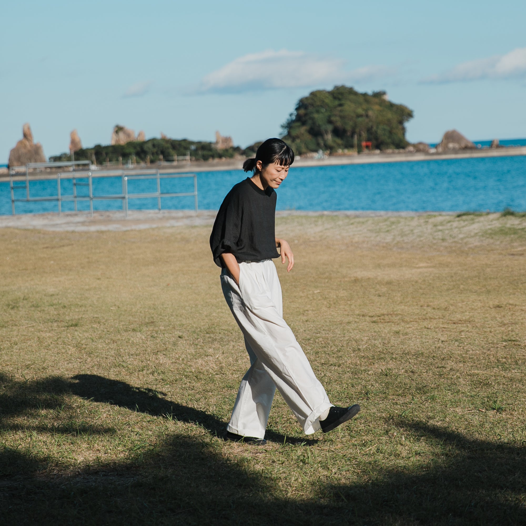 Relax semiwide pants<br>No.2561