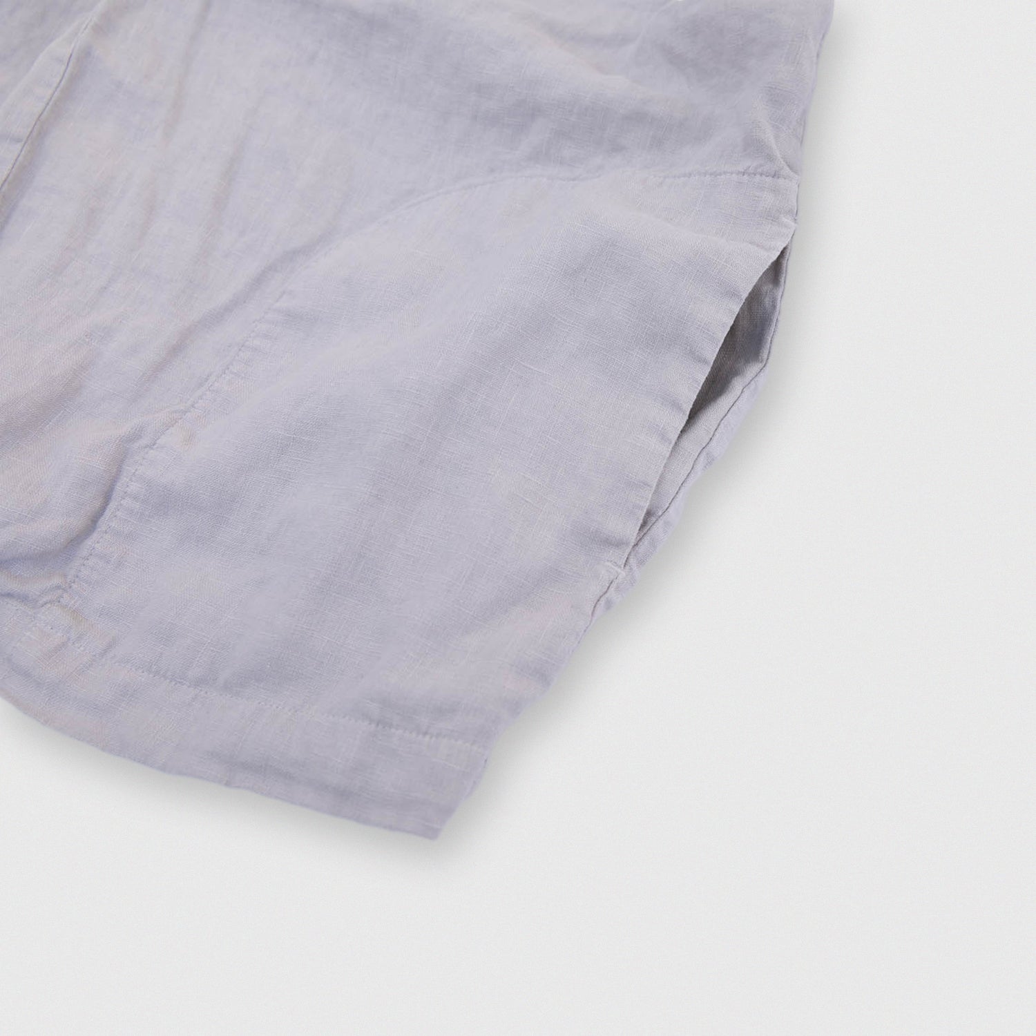 Linen round cardigan<br>tailored collar<br>No.2563