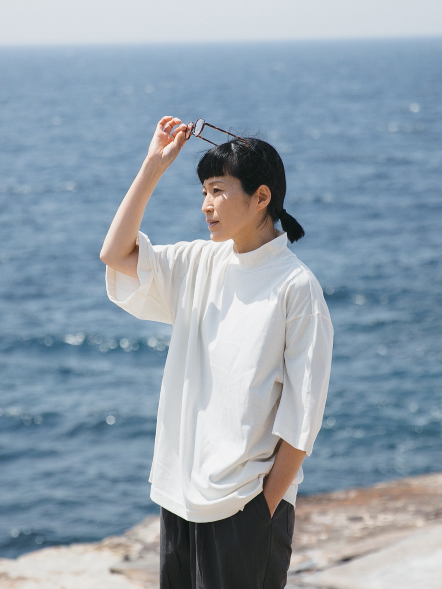 Half sleeve<br>high neck T-shirts<br>No.2580