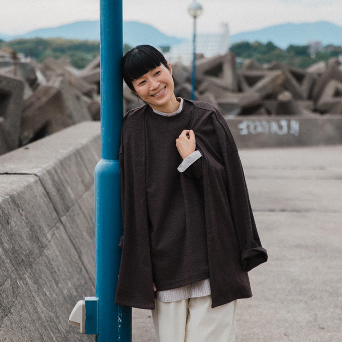Wool<br>relax cardigan<br>No.2562N