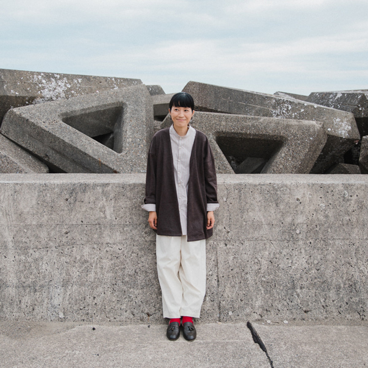 Wool<br>relax cardigan<br>No.2562N