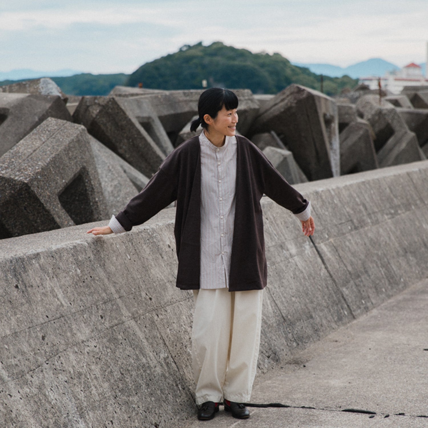Wool<br>relax cardigan<br>No.2562N