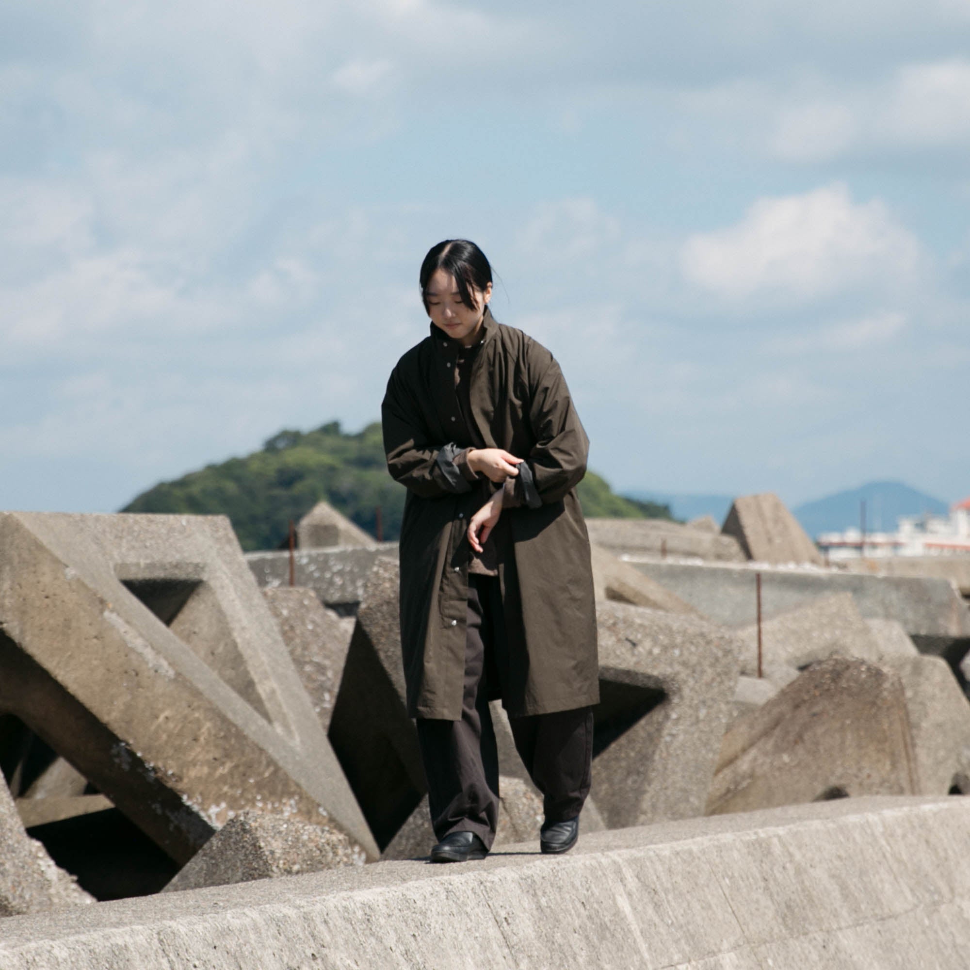 Stand collar coat<br>No.2600