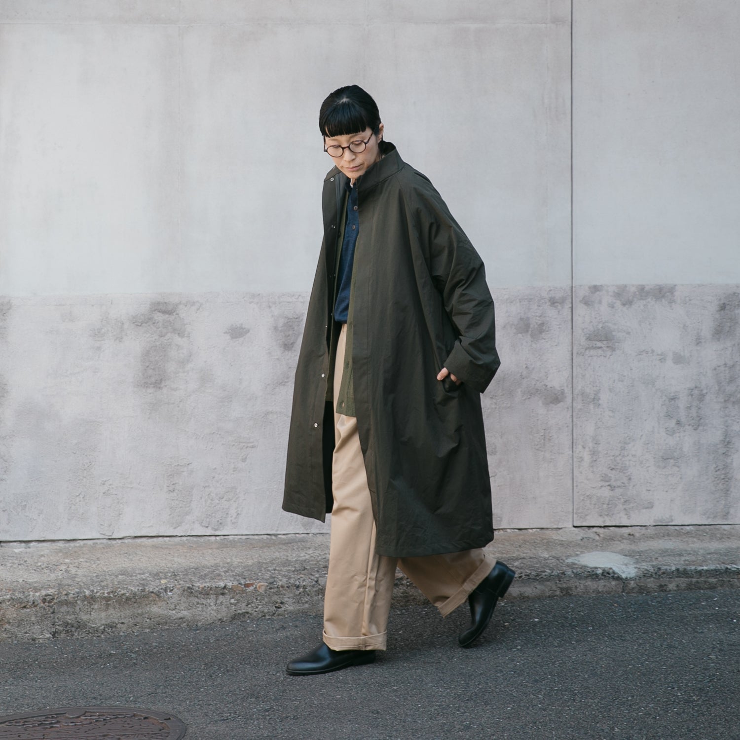 Stand collar coat<br>No.2600