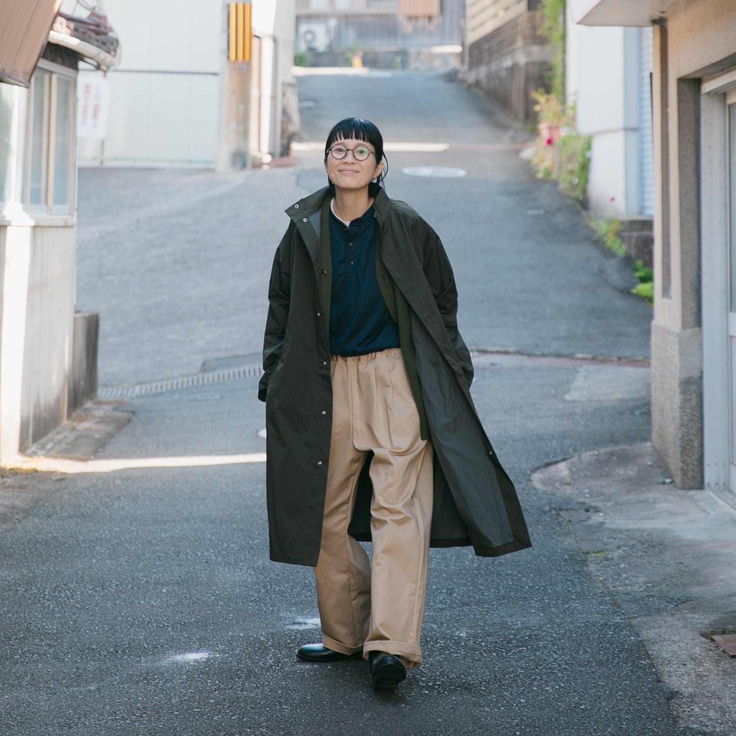 Stand collar coat<br>No.2600