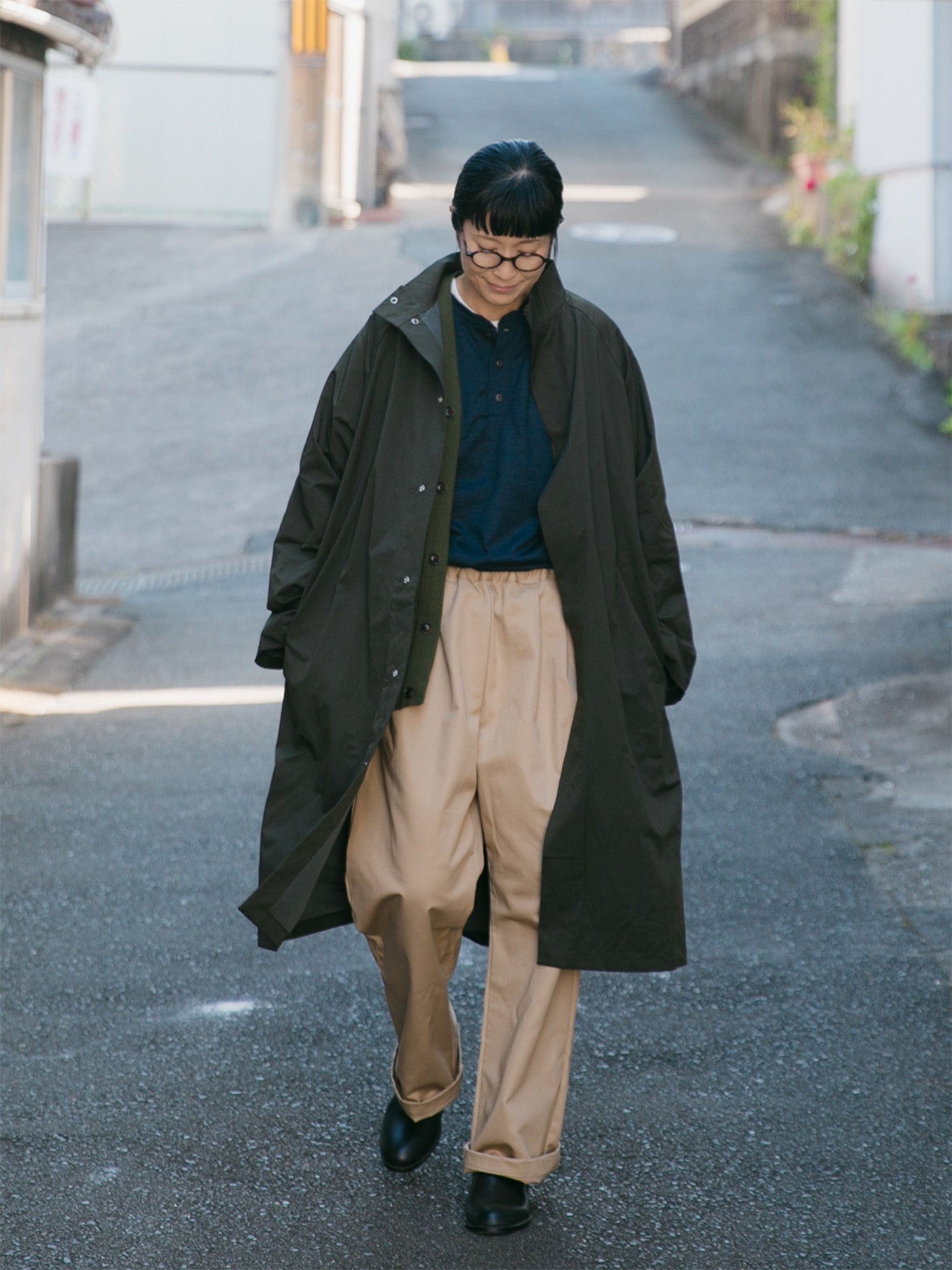 Stand collar coat<br>No.2600