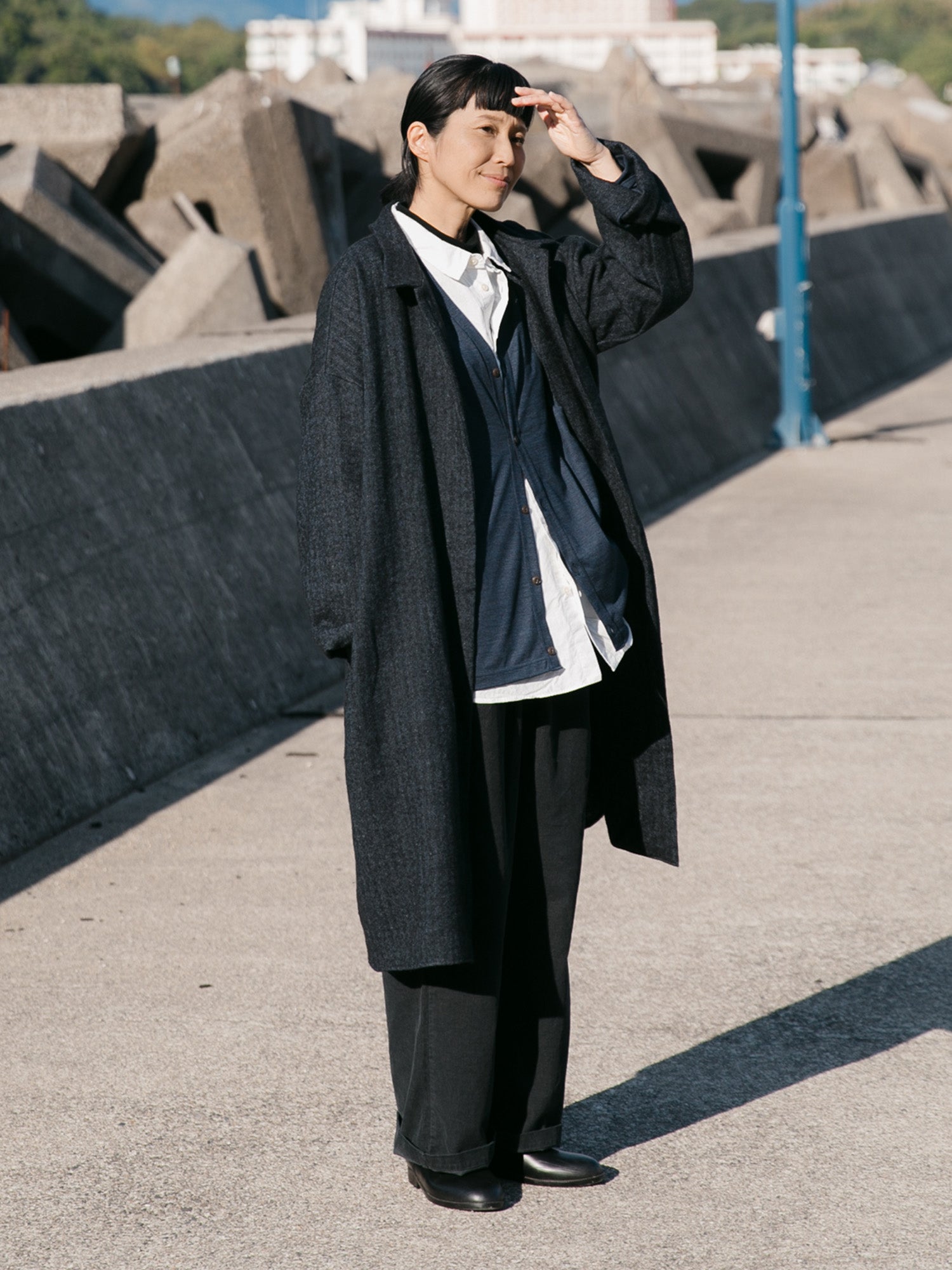 Herringbone<br> livery coat<br> soutien collar<br> No.2601