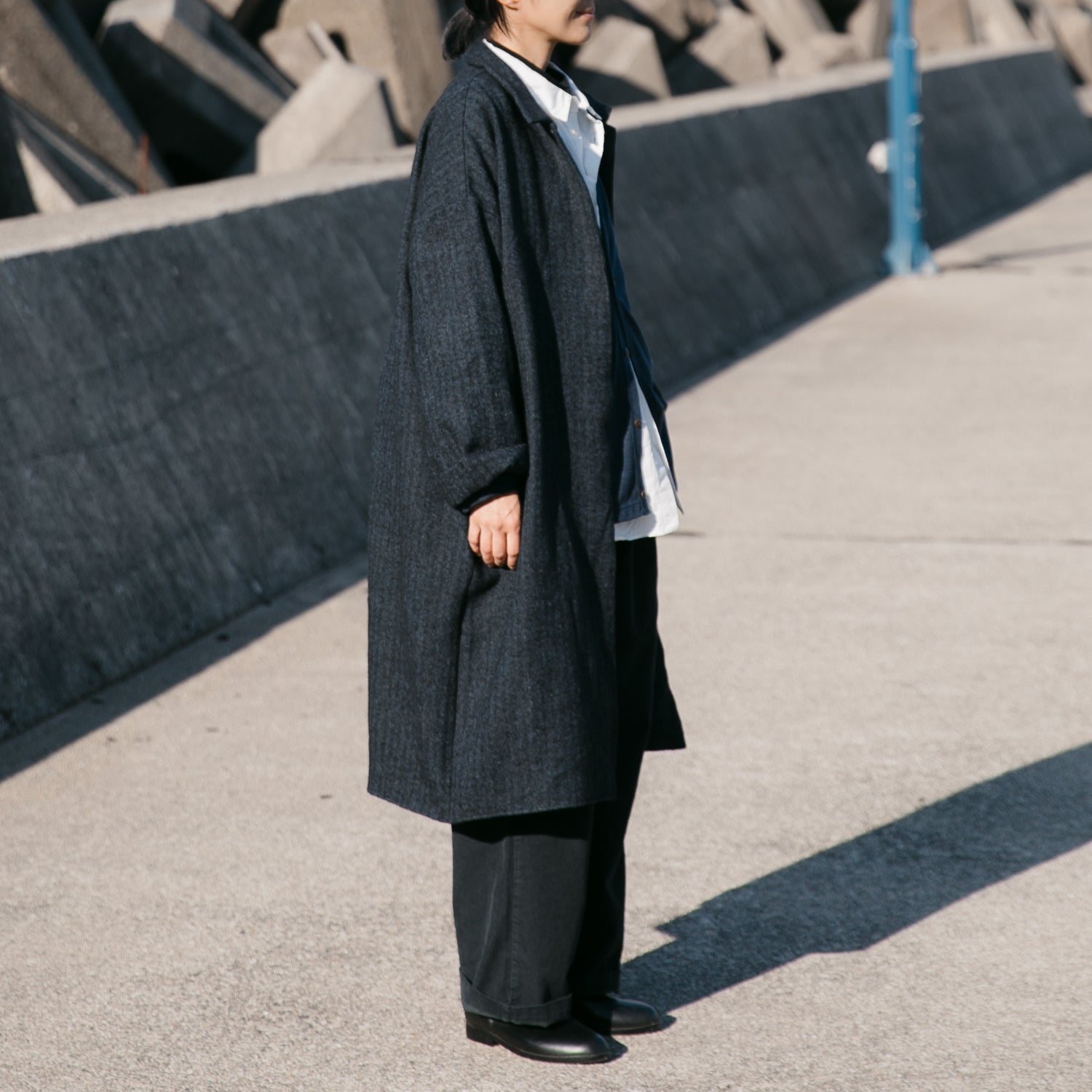 Herringbone<br>livery coat<br>soutien collar<br>No.2601