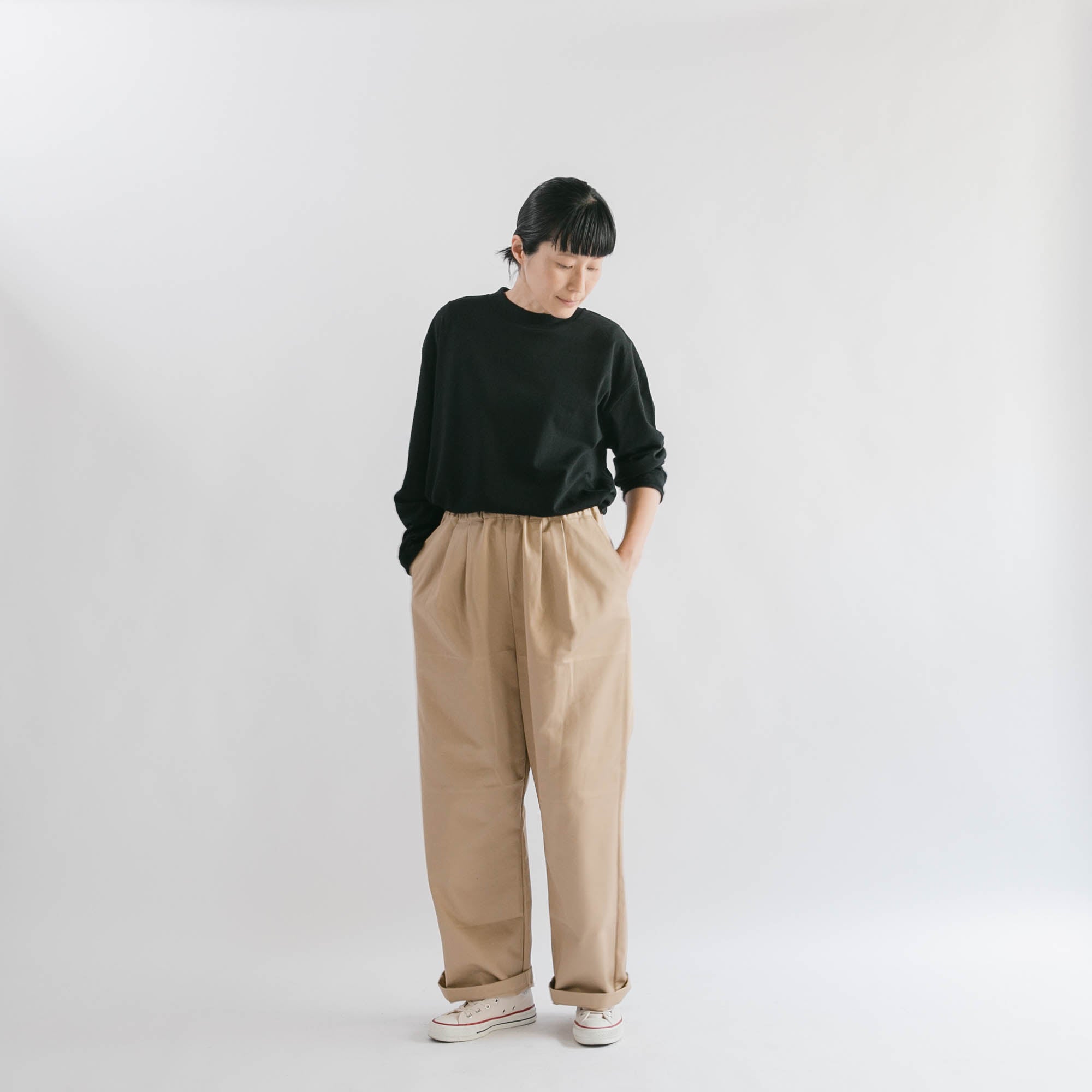 Chino relax semiwide pants<br>No.2608