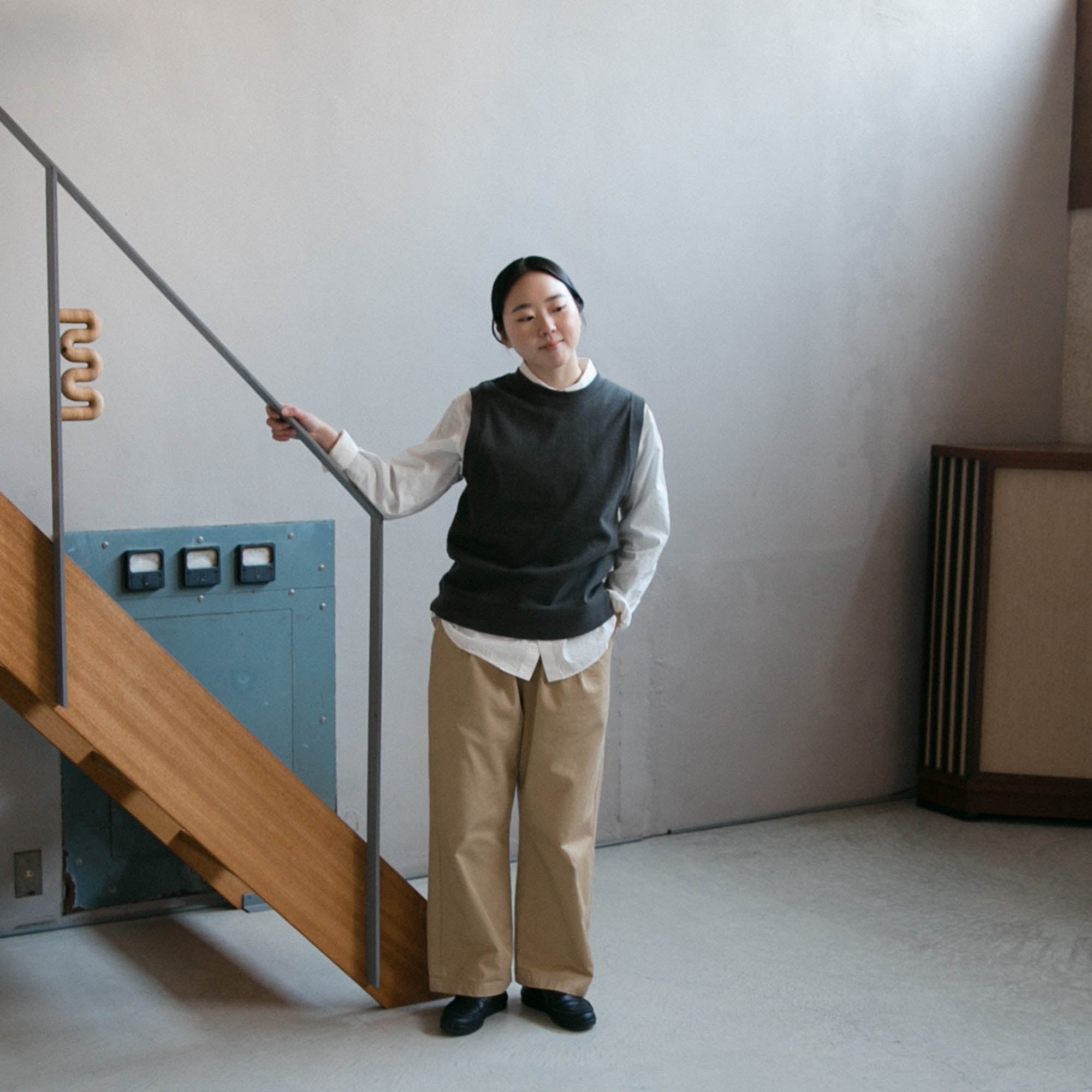 Chino relax semiwide pants<br>No.2608