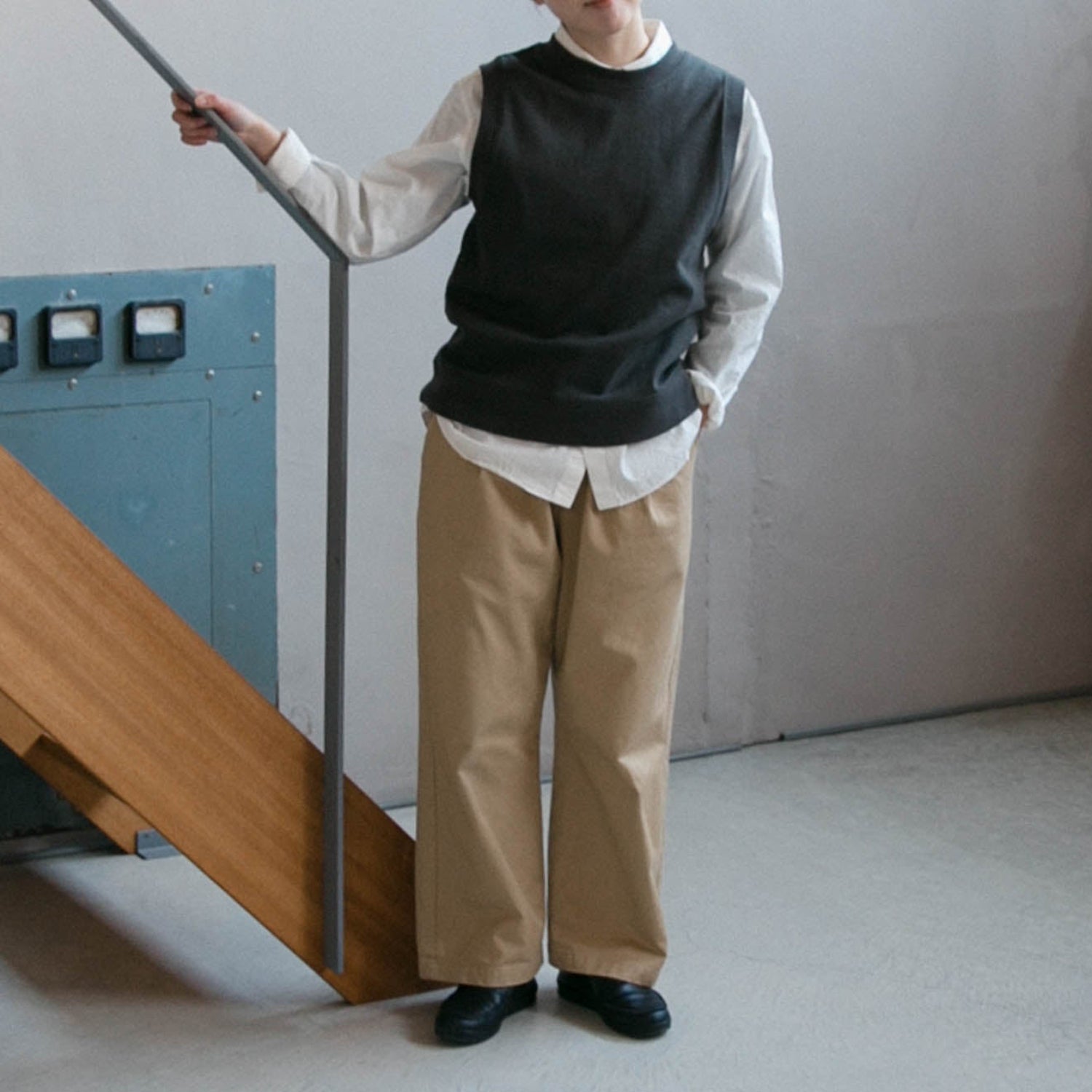 Chino relax semiwide pants<br>No.2608
