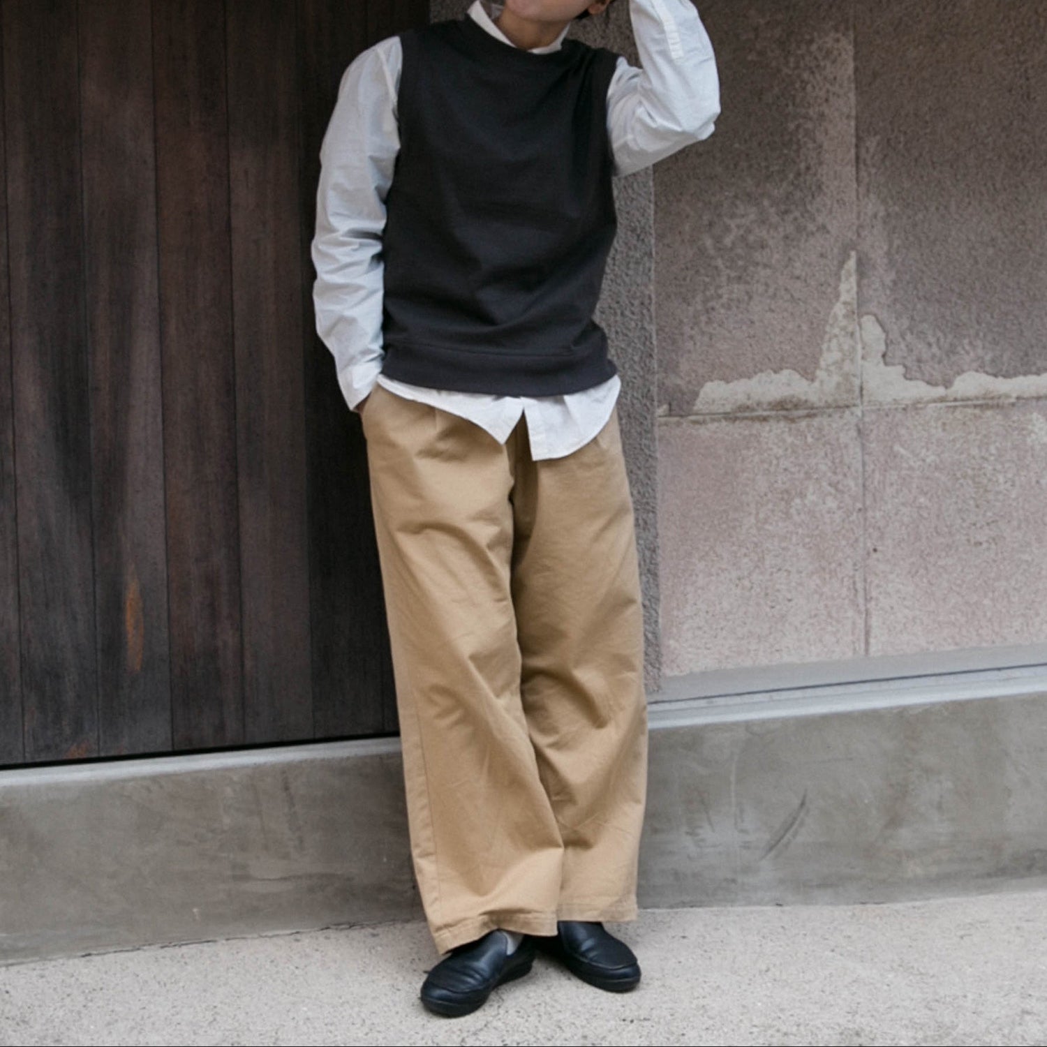 Chino relax semiwide pants<br>No.2608