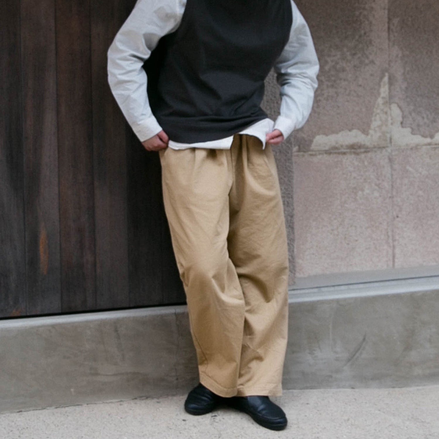 Chino relax semiwide pants<br>No.2608