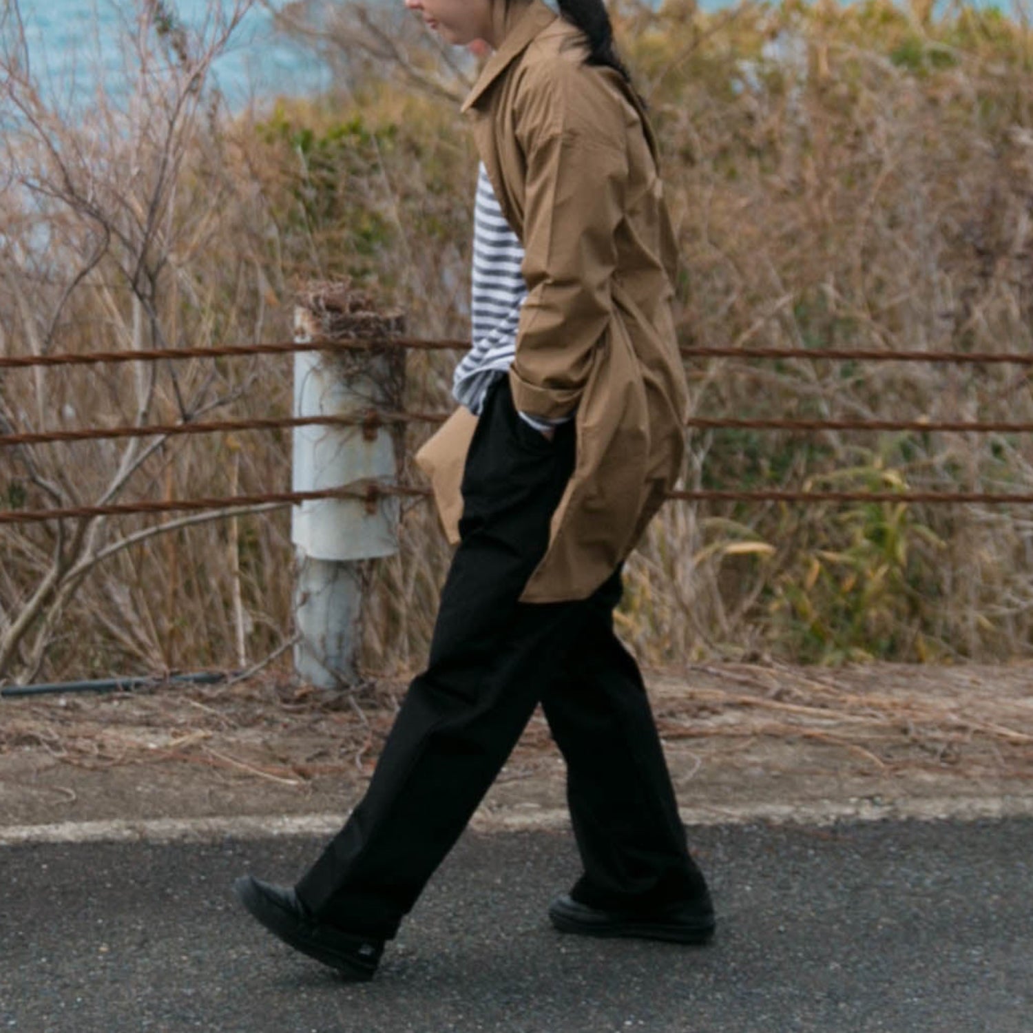 Chino relax semiwide pants<br>No.2608