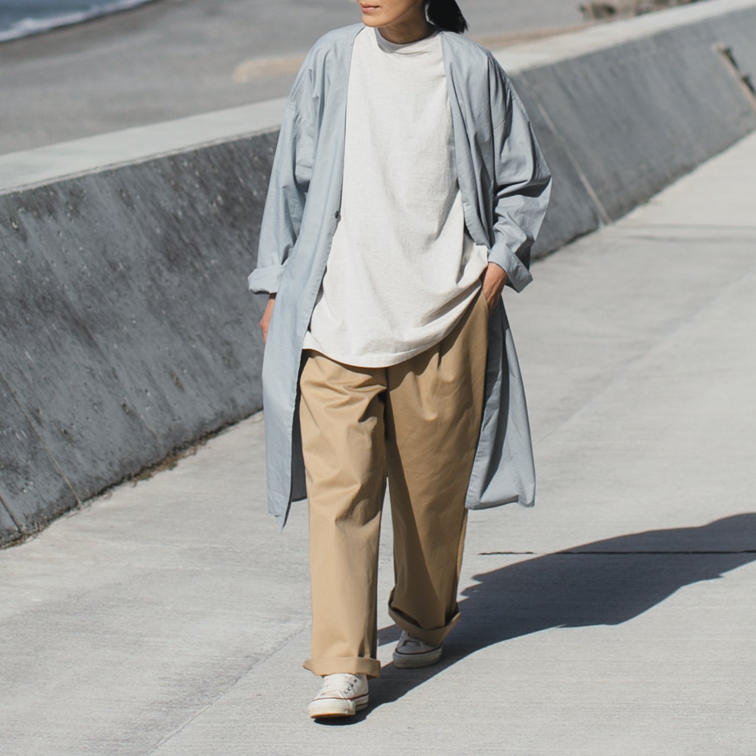 Chino relax semiwide pants<br>No.2608