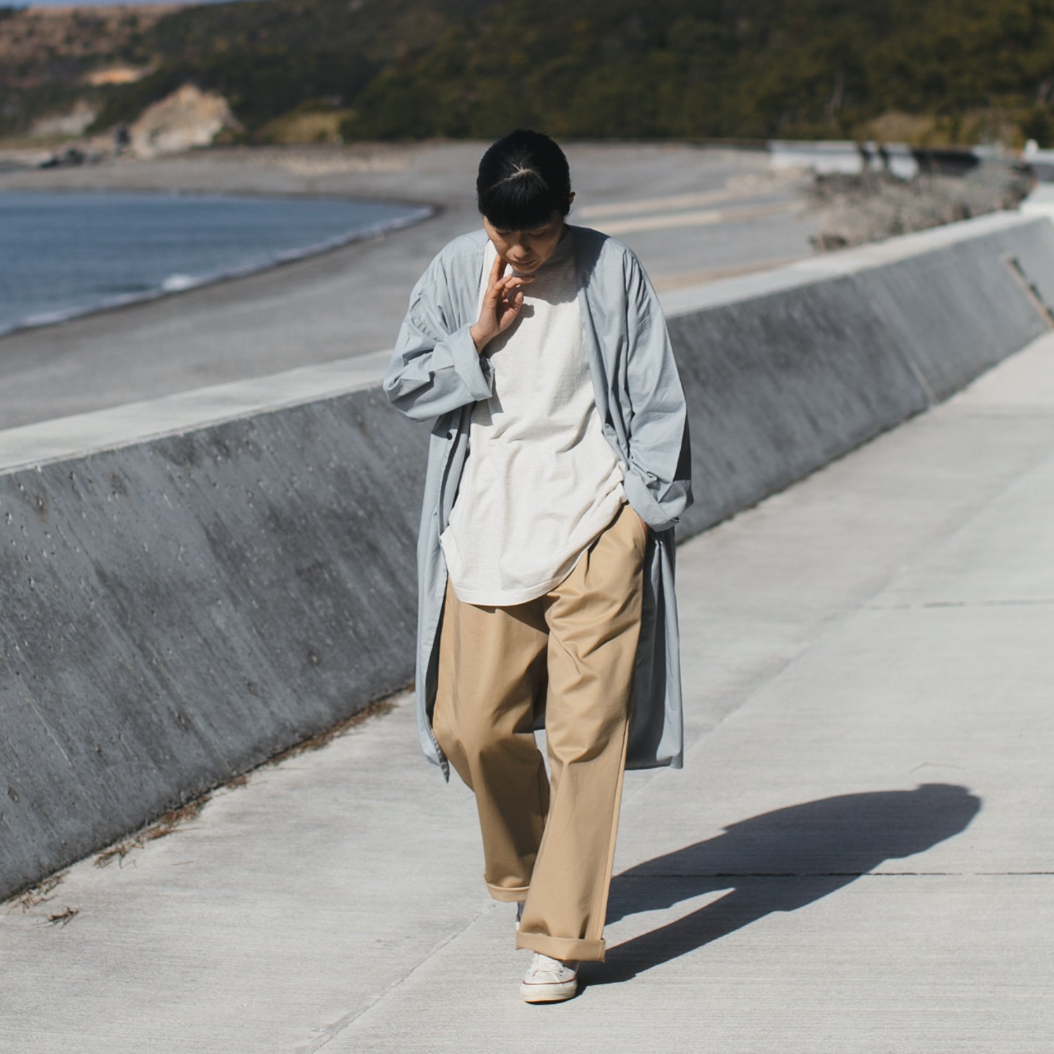 Chino relax semiwide pants<br>No.2608