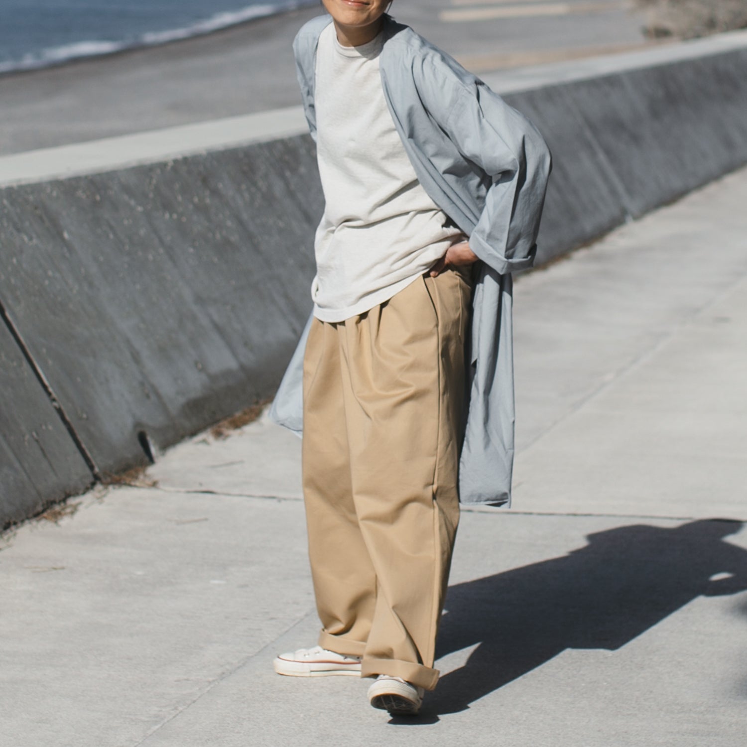 Chino relax semiwide pants<br>No.2608