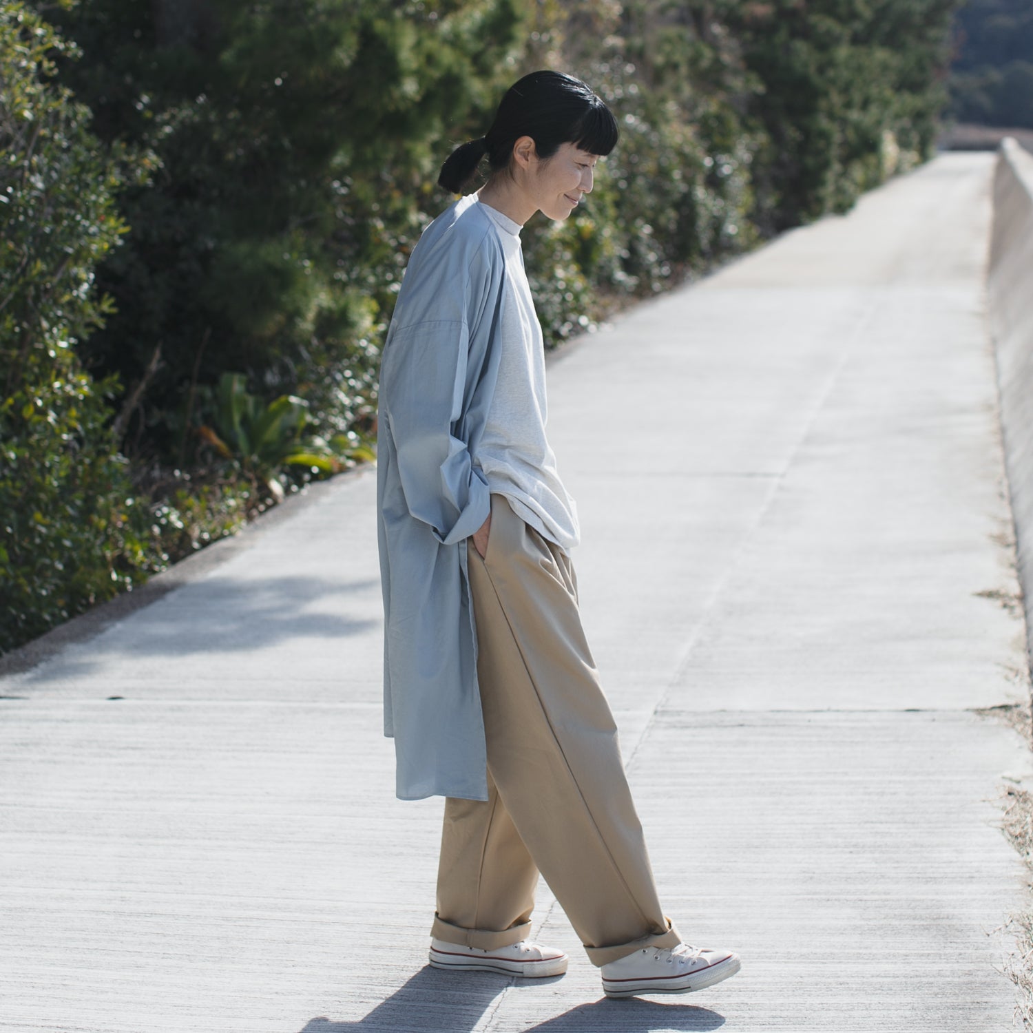 Chino relax semiwide pants<br>No.2608
