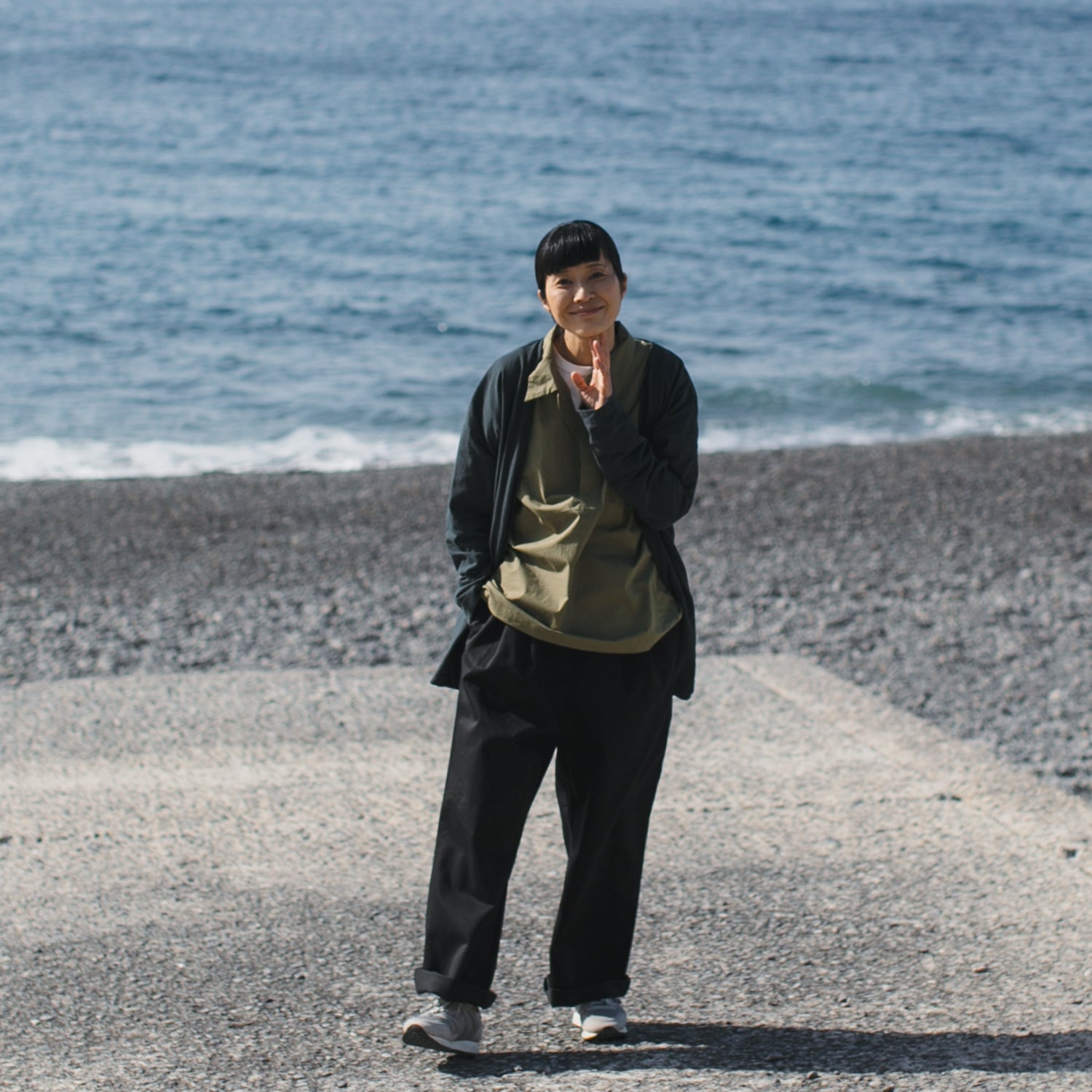 Chino relax semiwide pants<br>No.2608