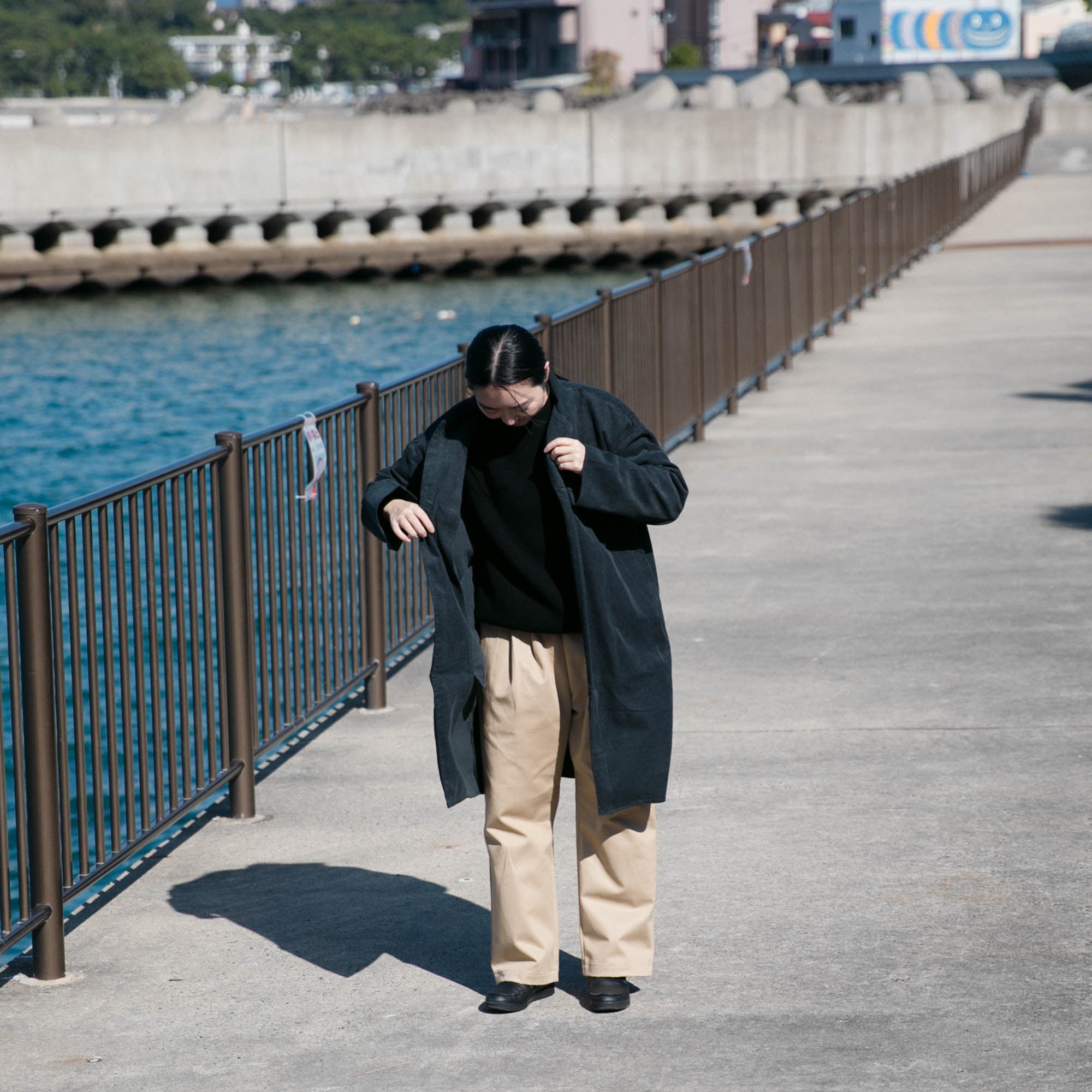 Corduroy<br>livery coat<br>tailored collar<br>No.2609