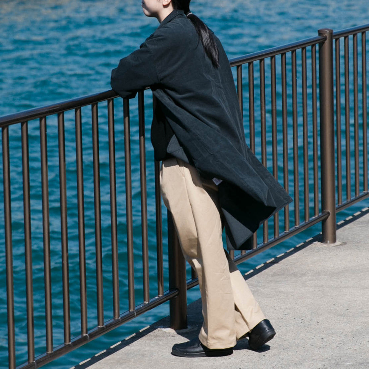 Corduroy<br> livery coat<br> tailored collar<br> No.2609