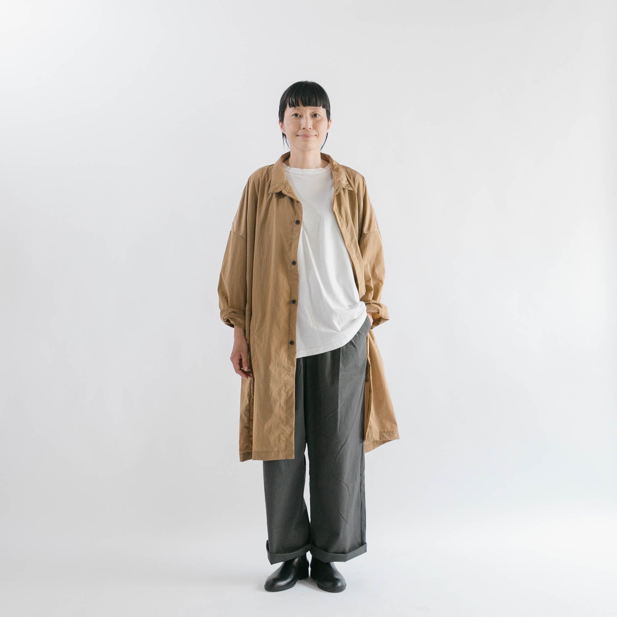 Nylon soutien collar<br>wide coat<br>No.2616