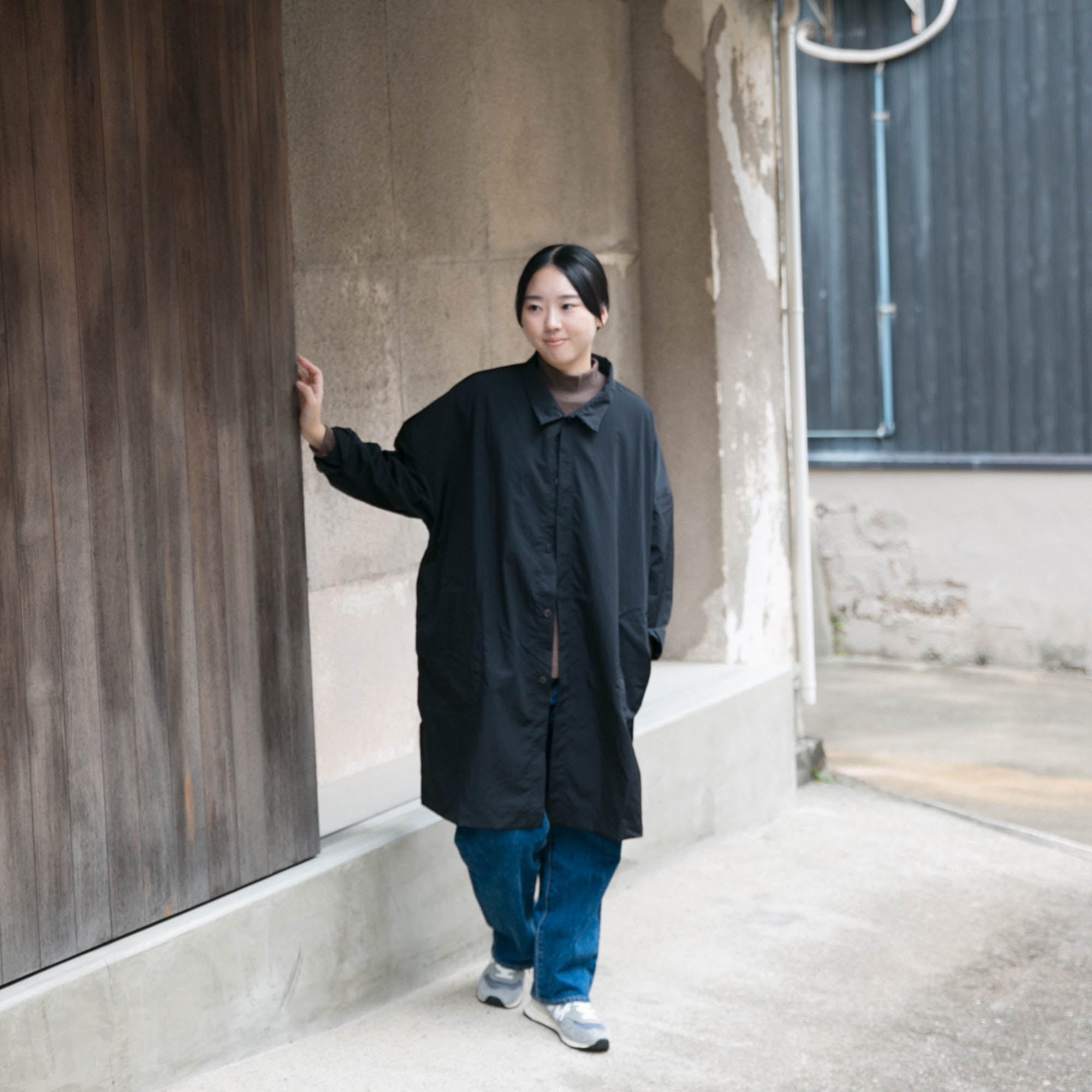 Nylon soutien collar<br>wide coat<br>No.2616