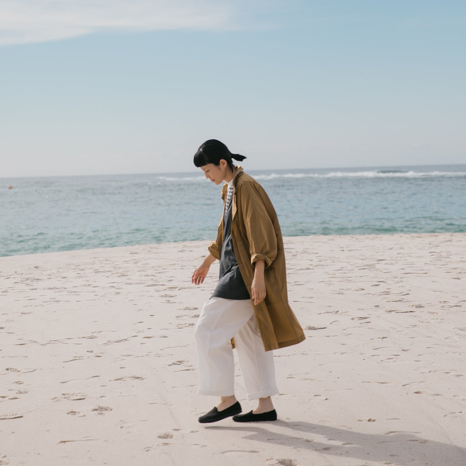 Nylon soutien collar<br>wide coat<br>No.2616