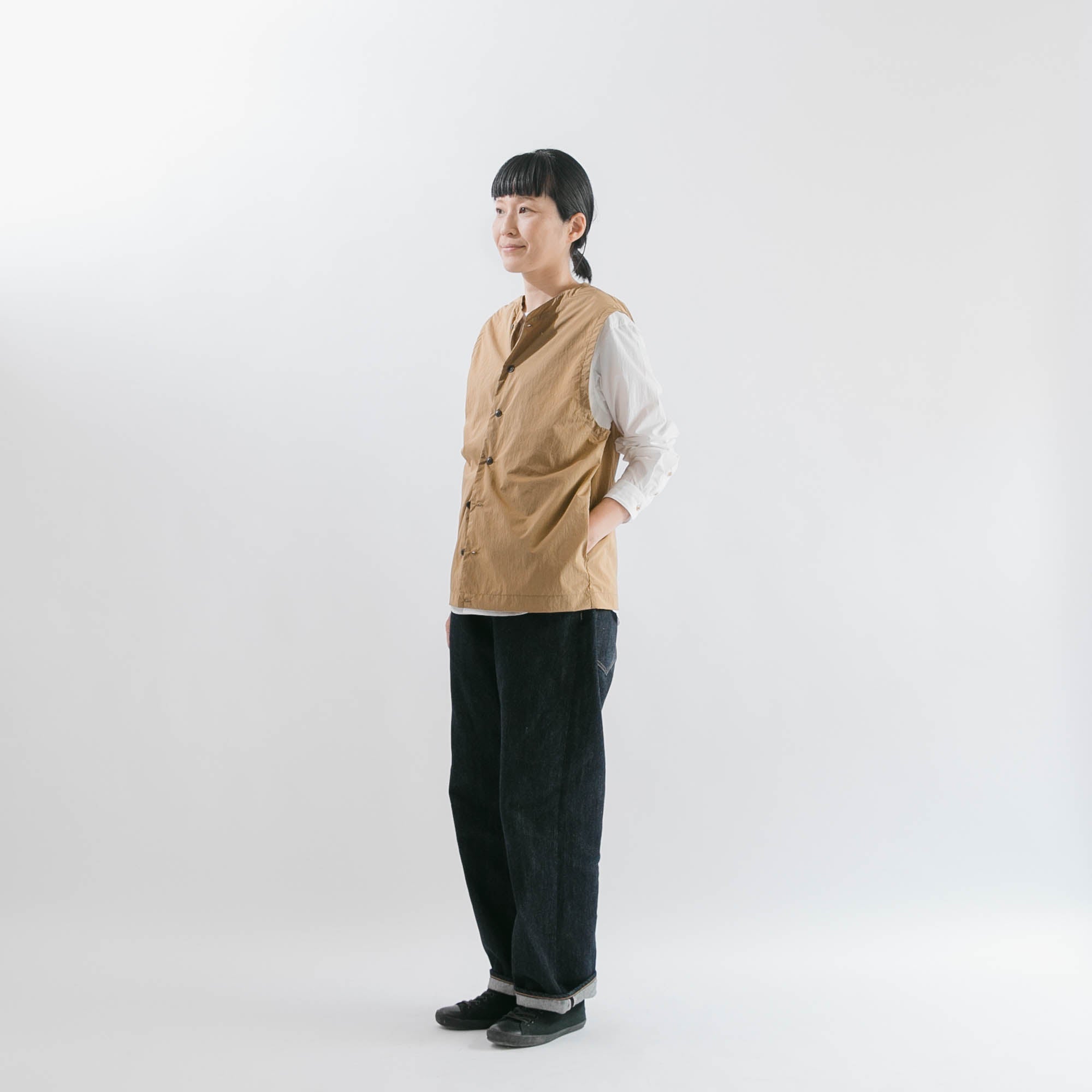 Nylon relax vest<br>No.2617