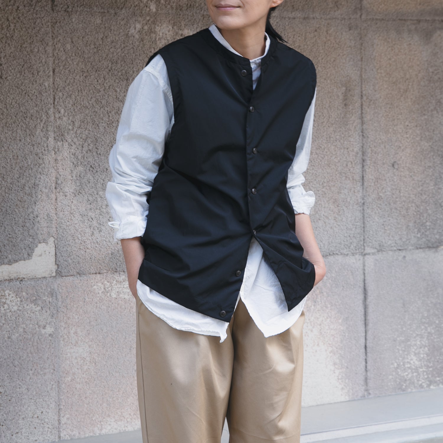 Nylon relax vest<br>No.2617