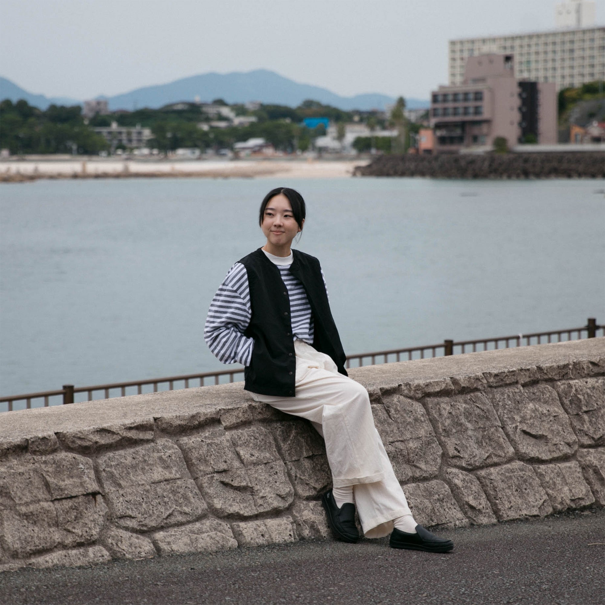 Nylon relax vest<br>No.2617