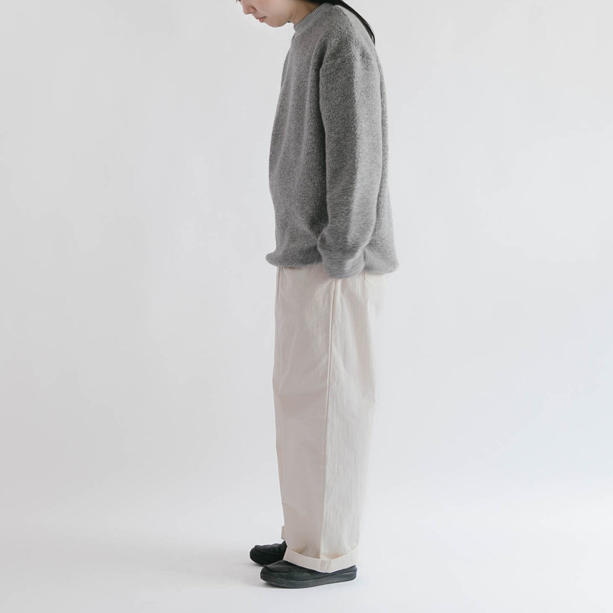 Wool pile<br>crew neck T-shirts<br>No.2618