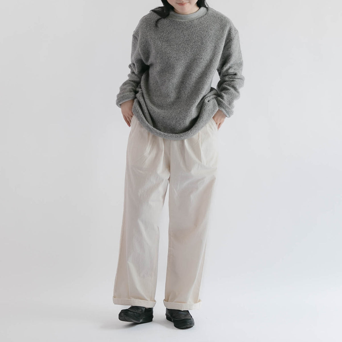 Wool pile<br>crew neck T-shirts<br>No.2618