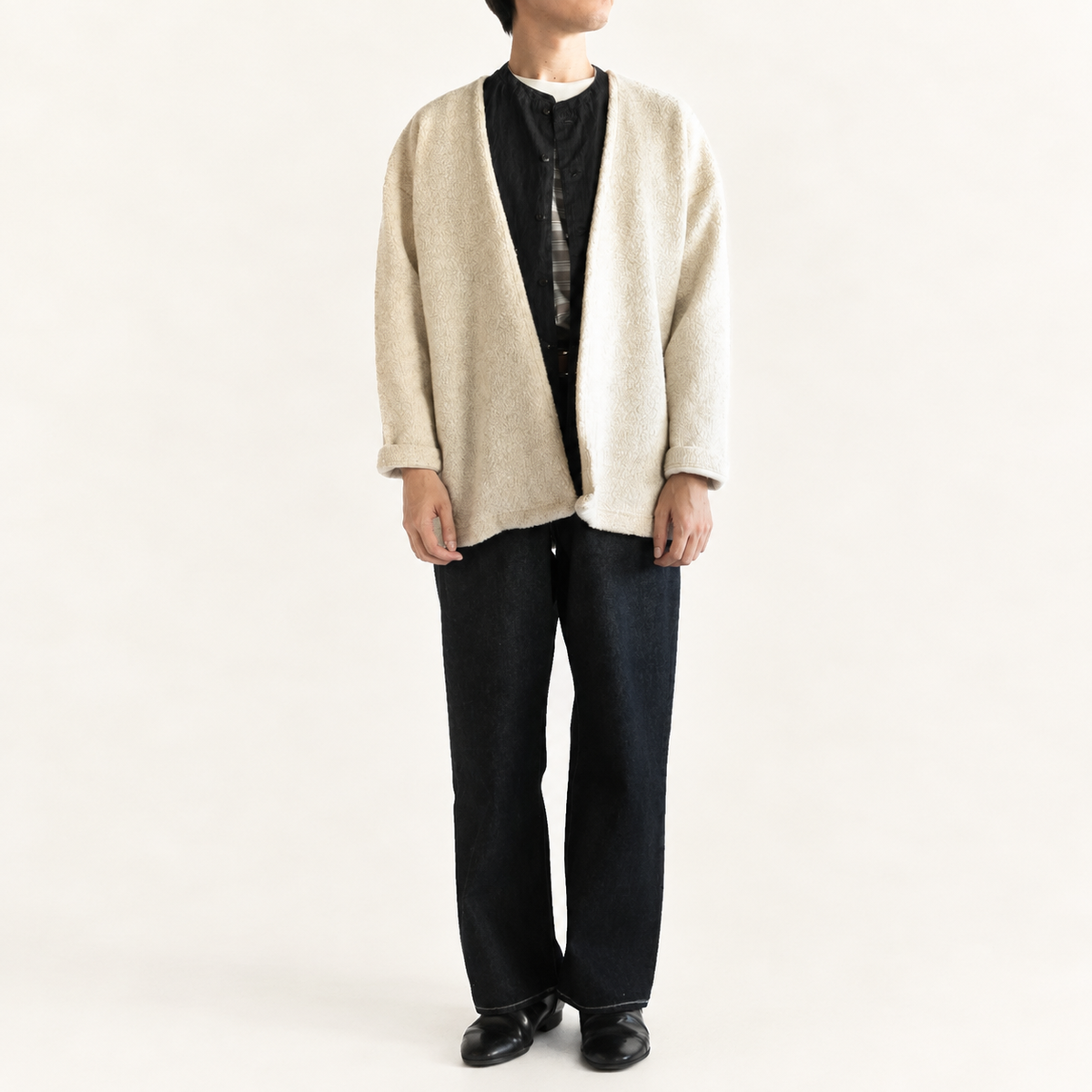 Wool pile<br> Relax Cardigan<br> No.2619