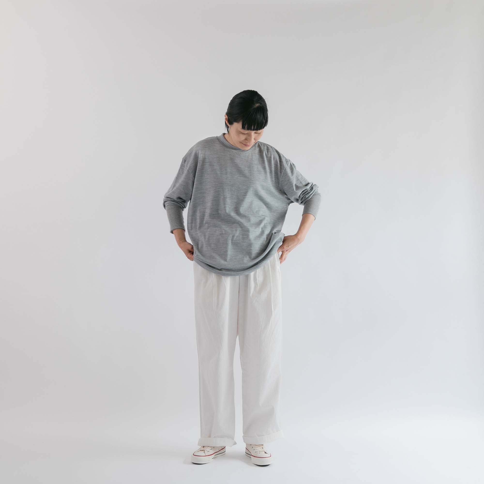 Merino wool<br> crew neck T-shirts<br> No.2622