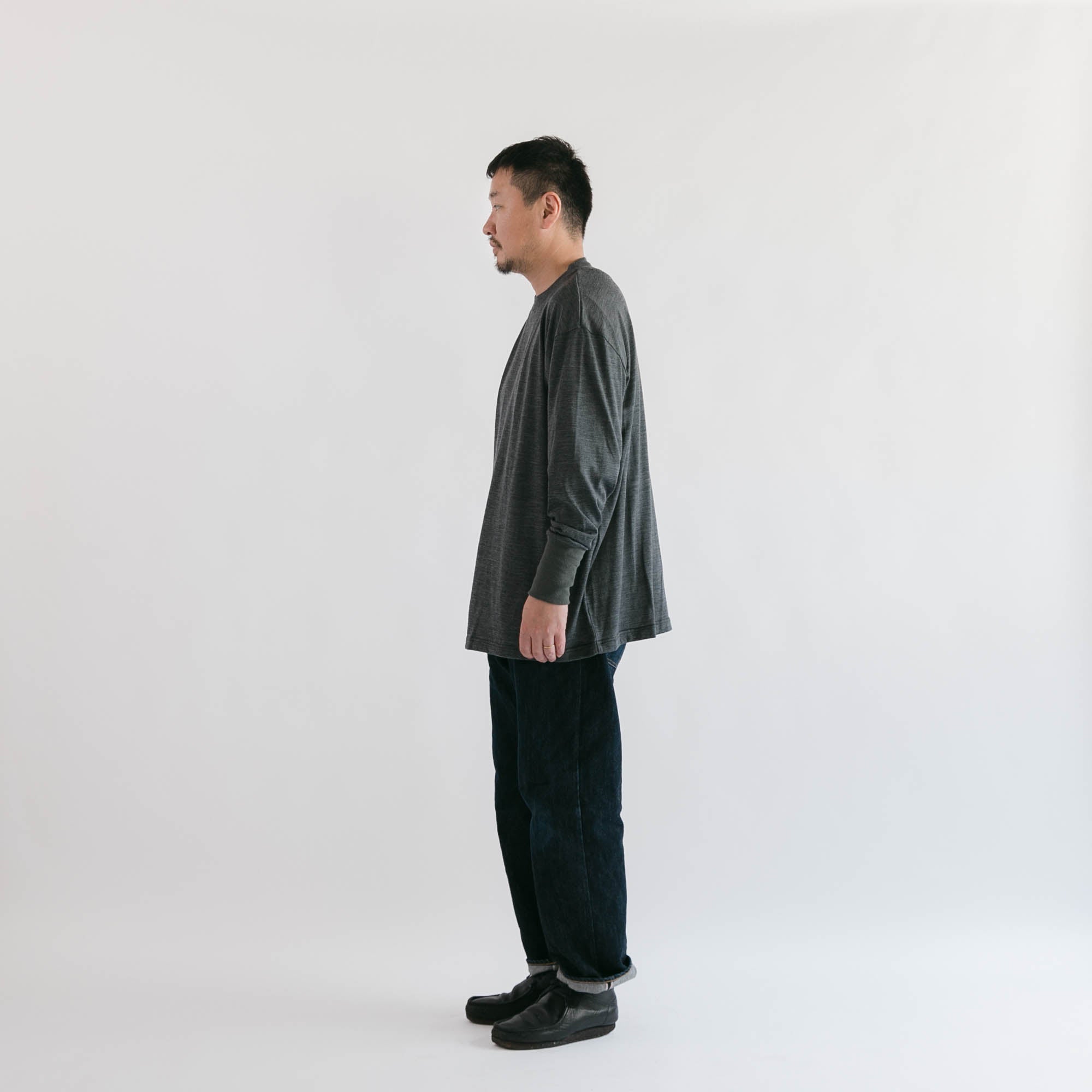 Merino wool<br> crew neck T-shirts<br> No.2622