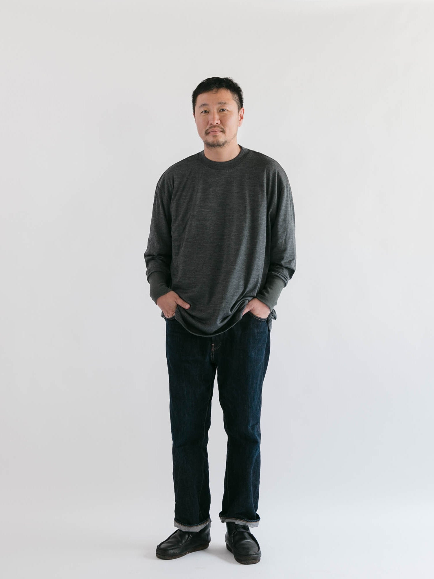 Merino wool<br>crew neck T-shirts<br>No.2622